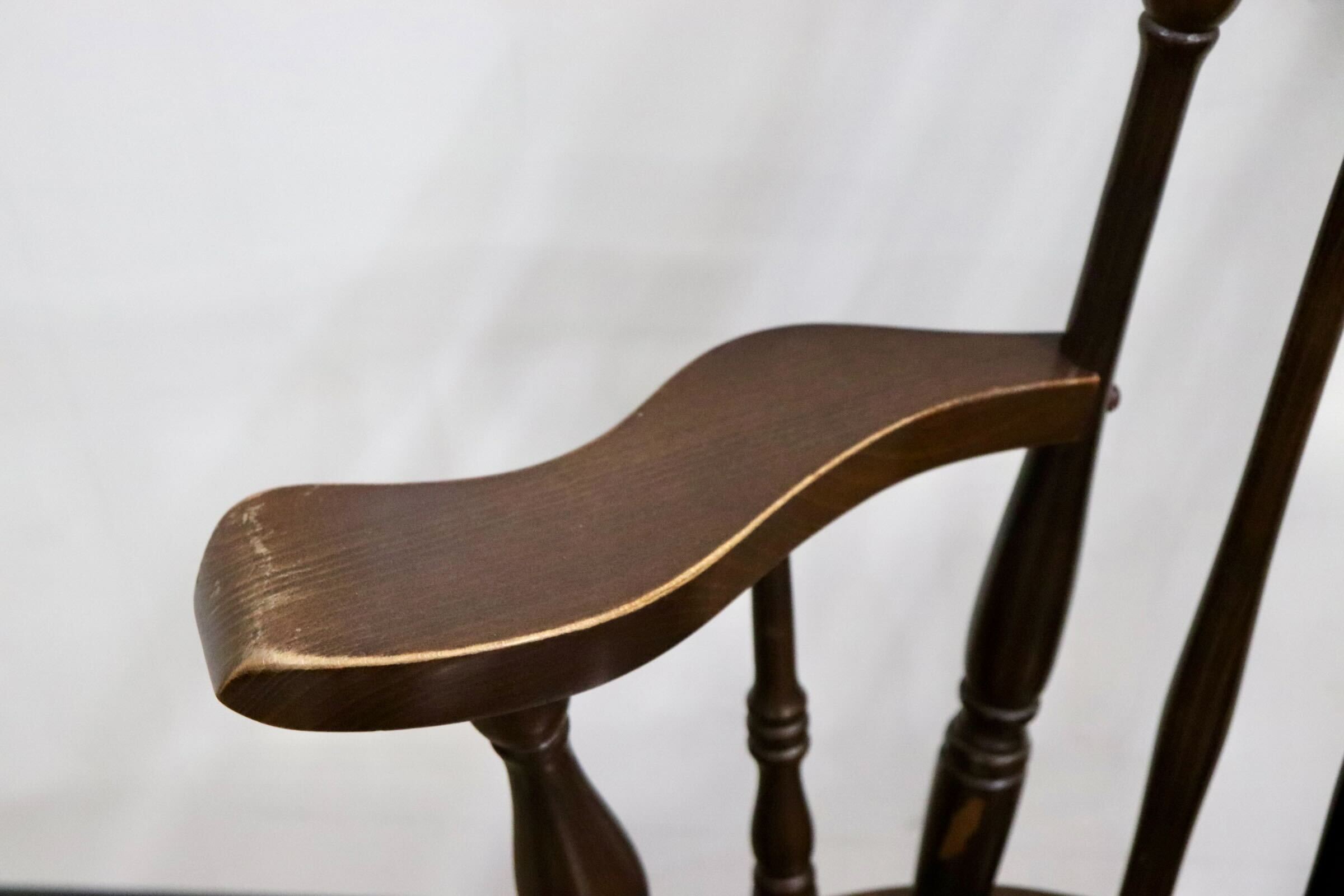 GMHH497○柏木工 ロッキングチェア 揺り椅子 レトロ カントリー 安楽椅子 ブナ材 検)飛騨産業