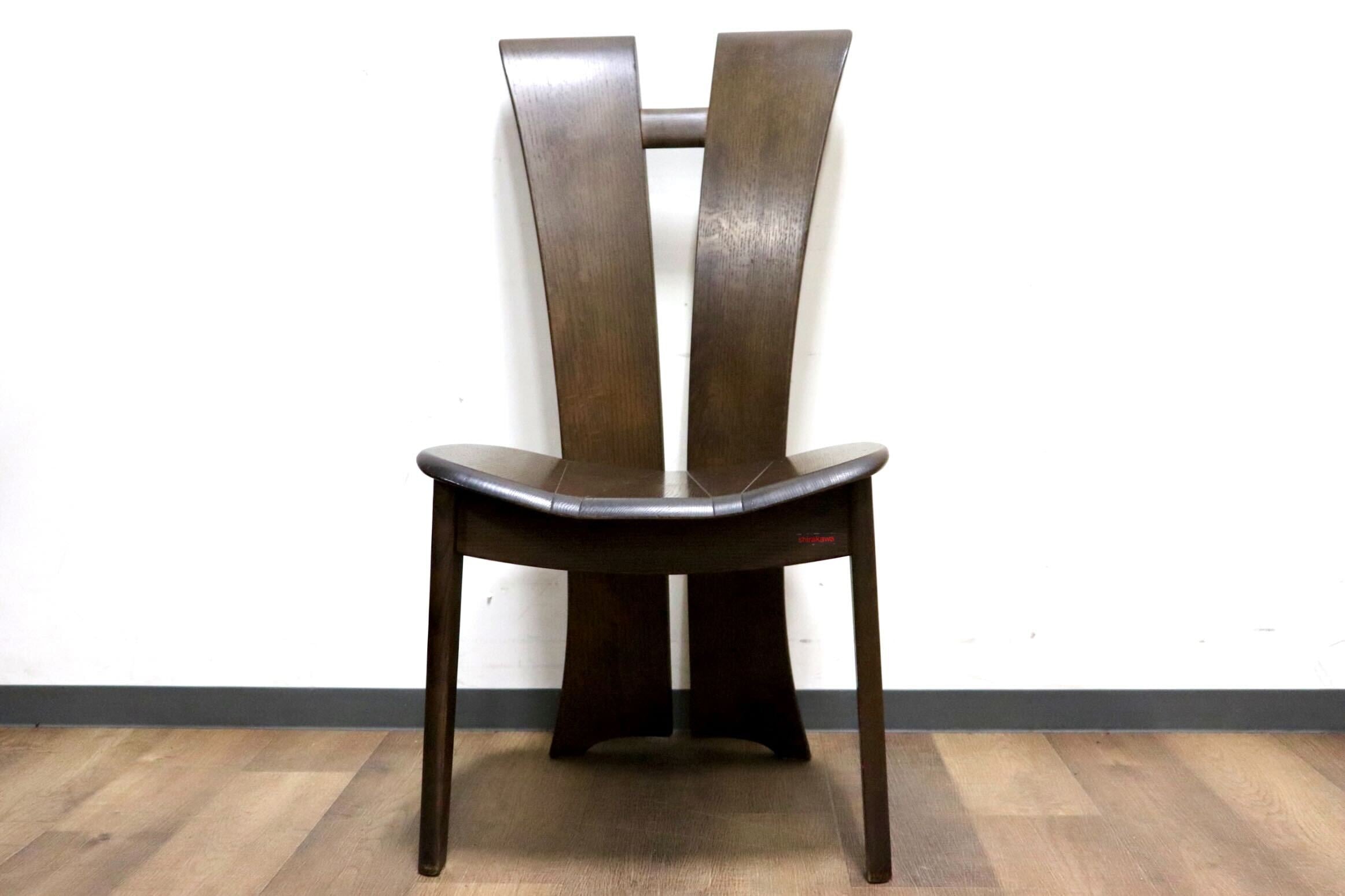 GMHN164C○シラカワ / shirakawa 和蘇 S-860 ダイニングチェア 食卓椅子 アームレスチェア 椅子 楢材 和モダン 飛騨家具 定価約9.1万