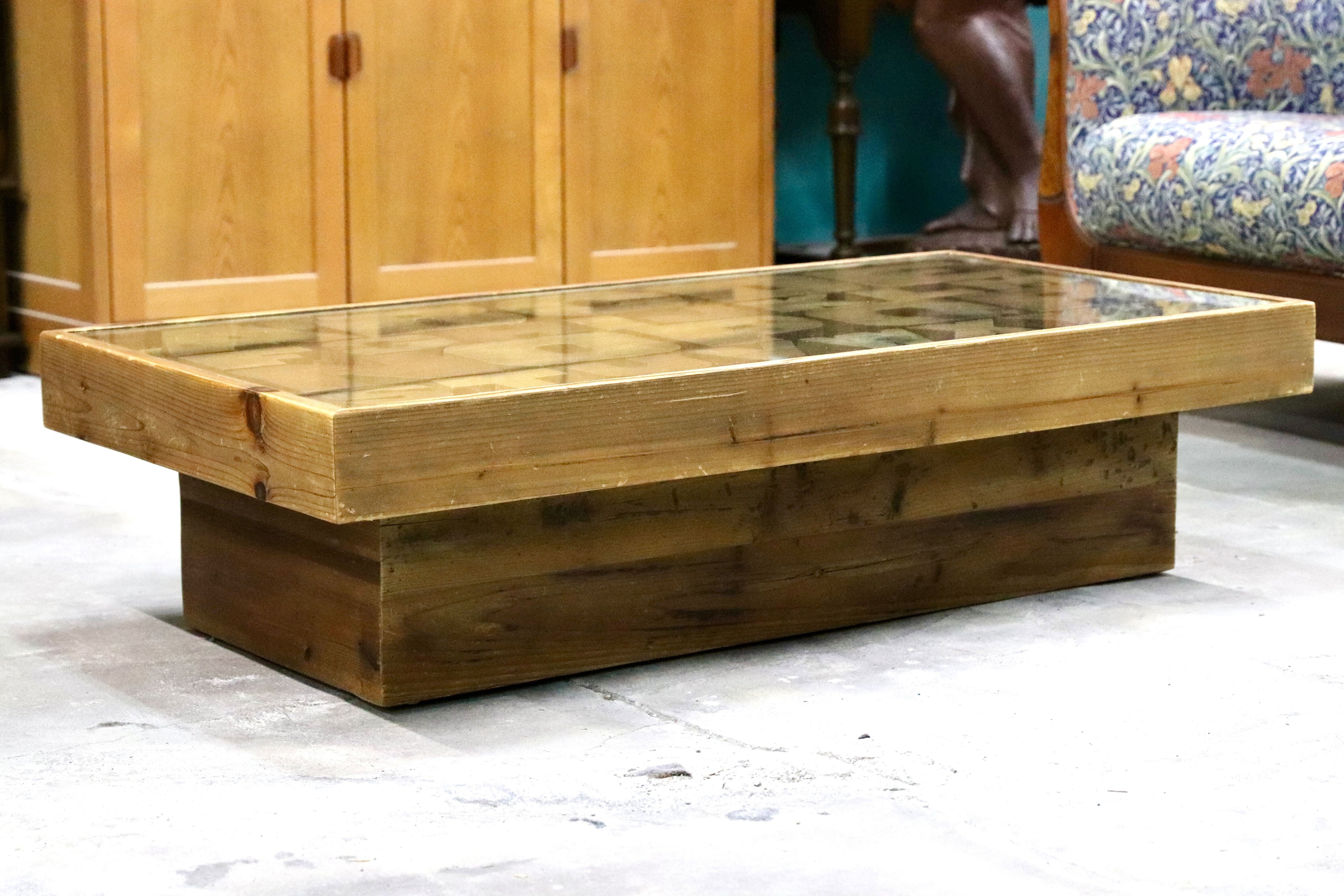 GMIK381○CRASH GATE / クラッシュゲート Knot antiques / ノットアンティークス ABC CENTER TABLE リビングテーブル 定価約7.5万 展示品