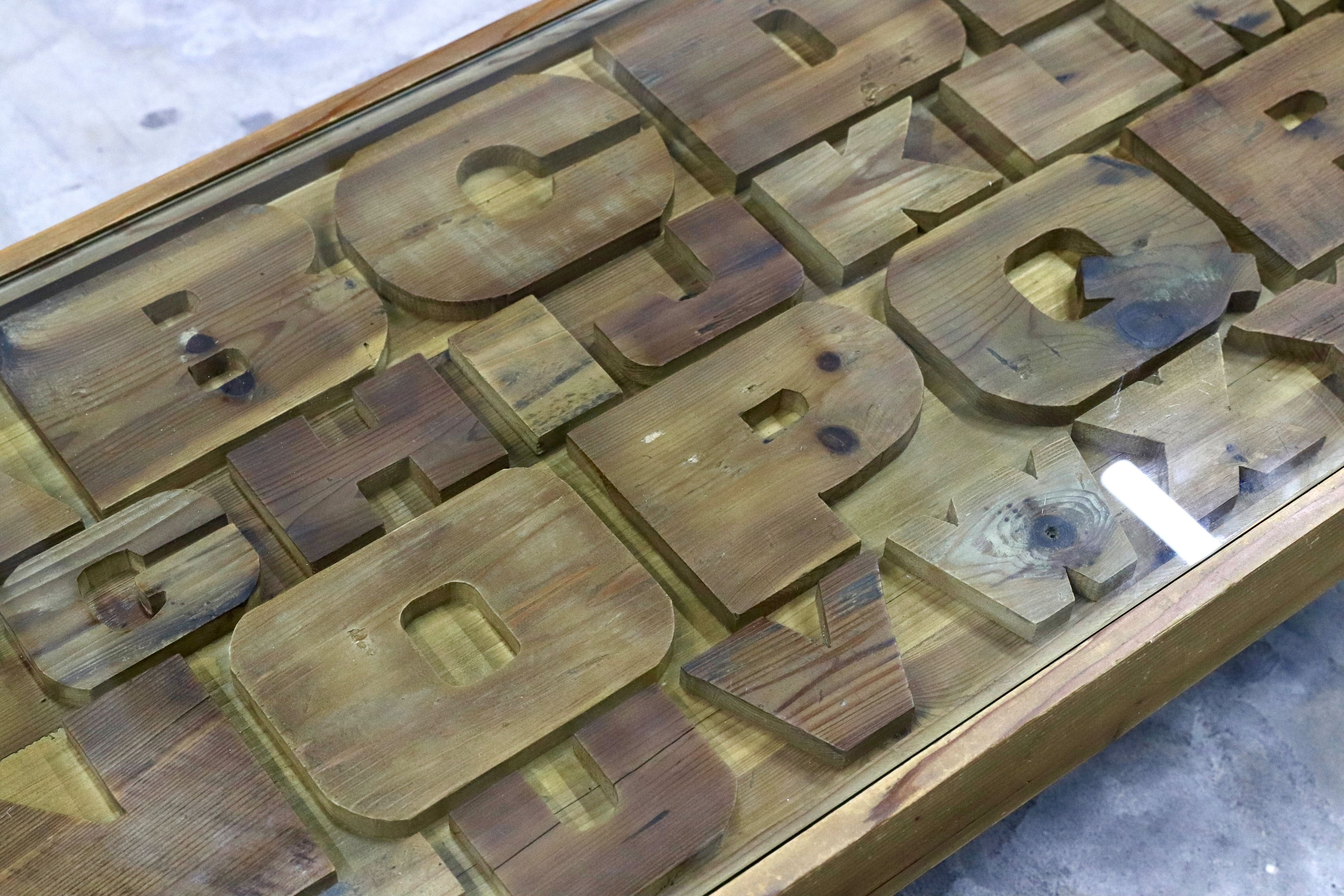 GMIK381○CRASH GATE / クラッシュゲート Knot antiques / ノットアンティークス ABC CENTER TABLE リビングテーブル 定価約7.5万 展示品