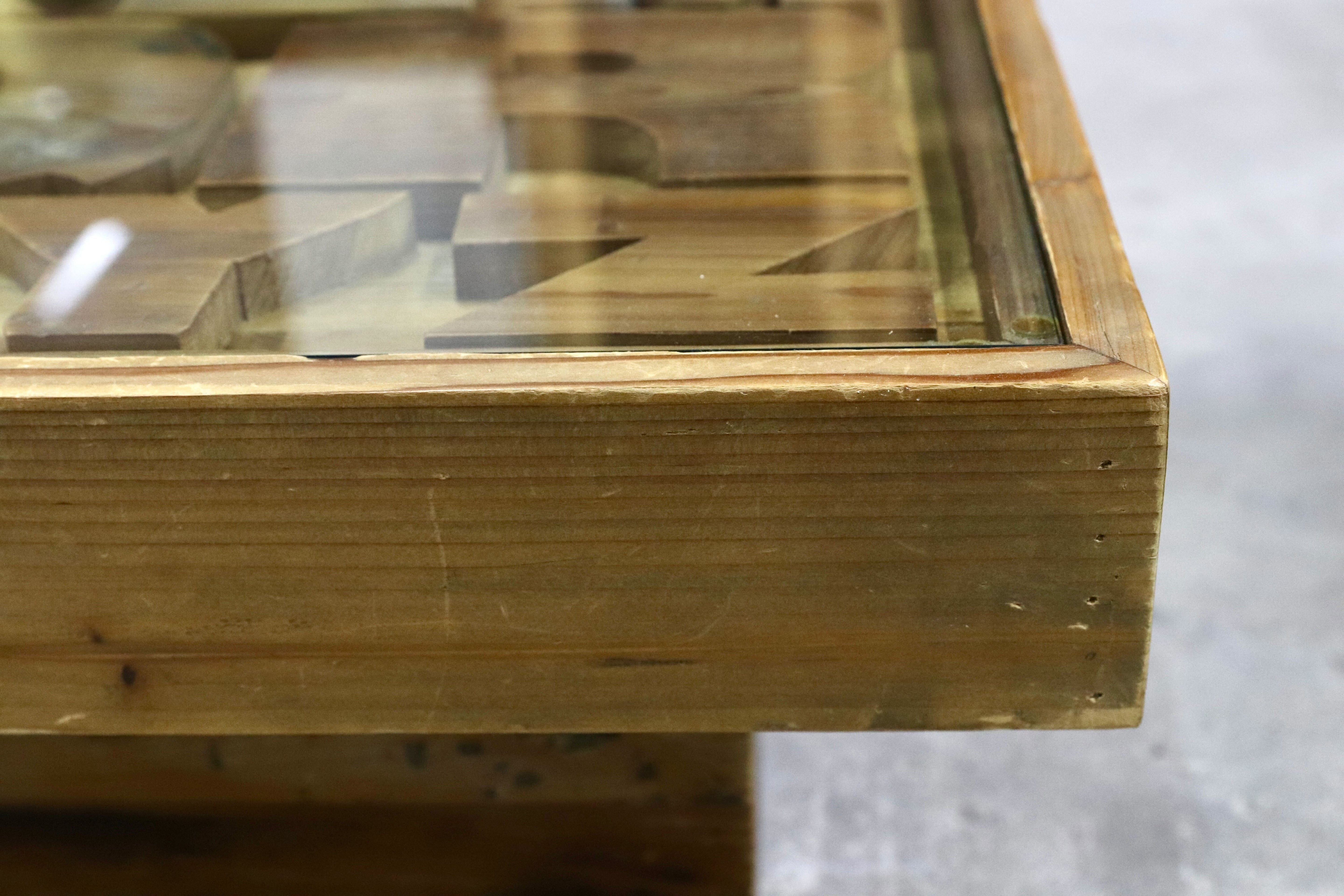 GMIK381○CRASH GATE / クラッシュゲート Knot antiques / ノットアンティークス ABC CENTER TABLE リビングテーブル 定価約7.5万 展示品