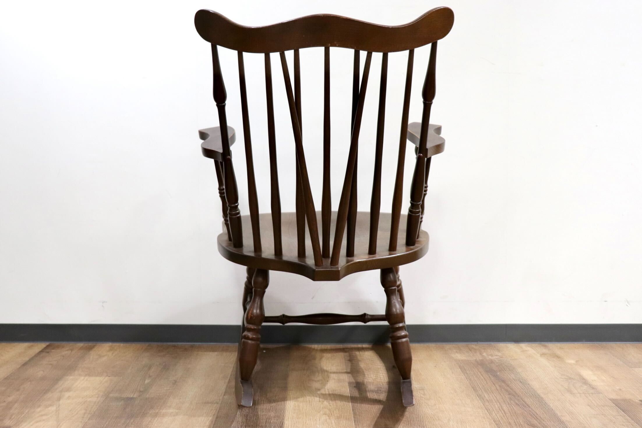 GMHH497○柏木工 ロッキングチェア 揺り椅子 レトロ カントリー 安楽椅子 ブナ材 検)飛騨産業