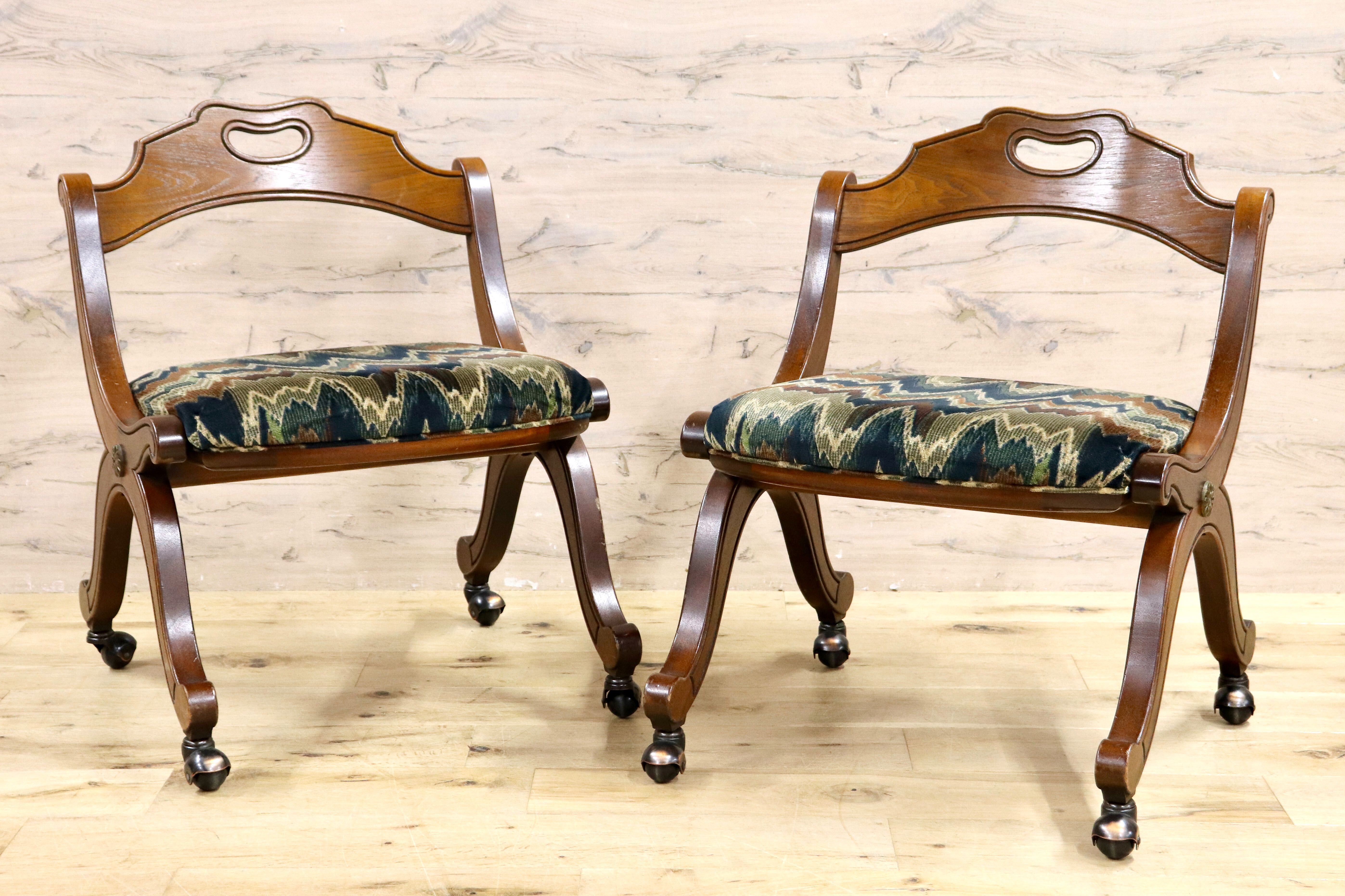 GMIK607A○DREXEL HERITAGE / ドレクセルヘリテイジ エスペラント ダイニングチェア 椅子 2脚セット ヴィンテージ クラシック 稀少