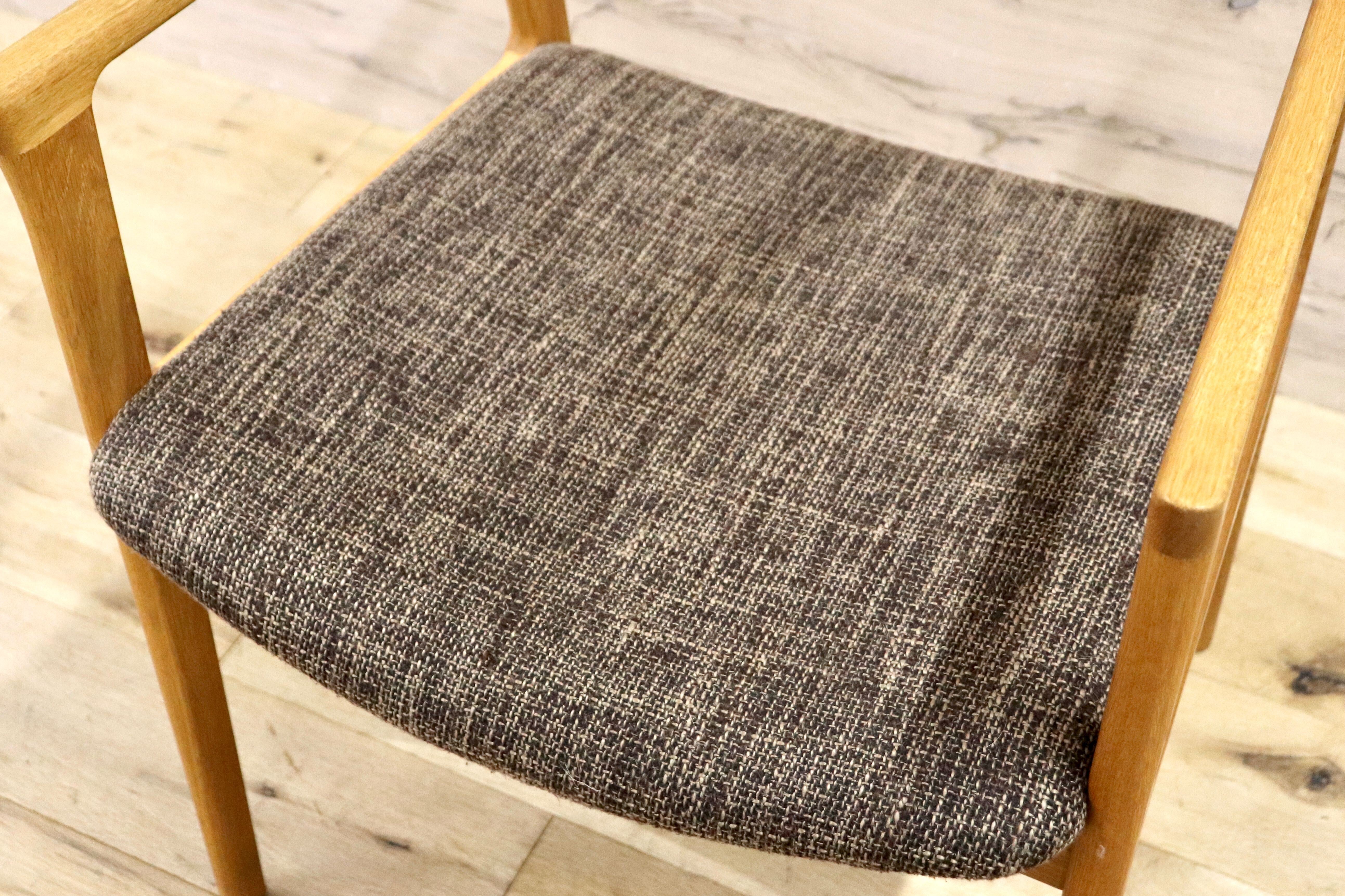 GMHK578B○SYLVAN / シルヴァン ダイニングチェア アームチェア 椅子 オーク無垢 天然木 ファブリック ナチュラル モダン 国産家具