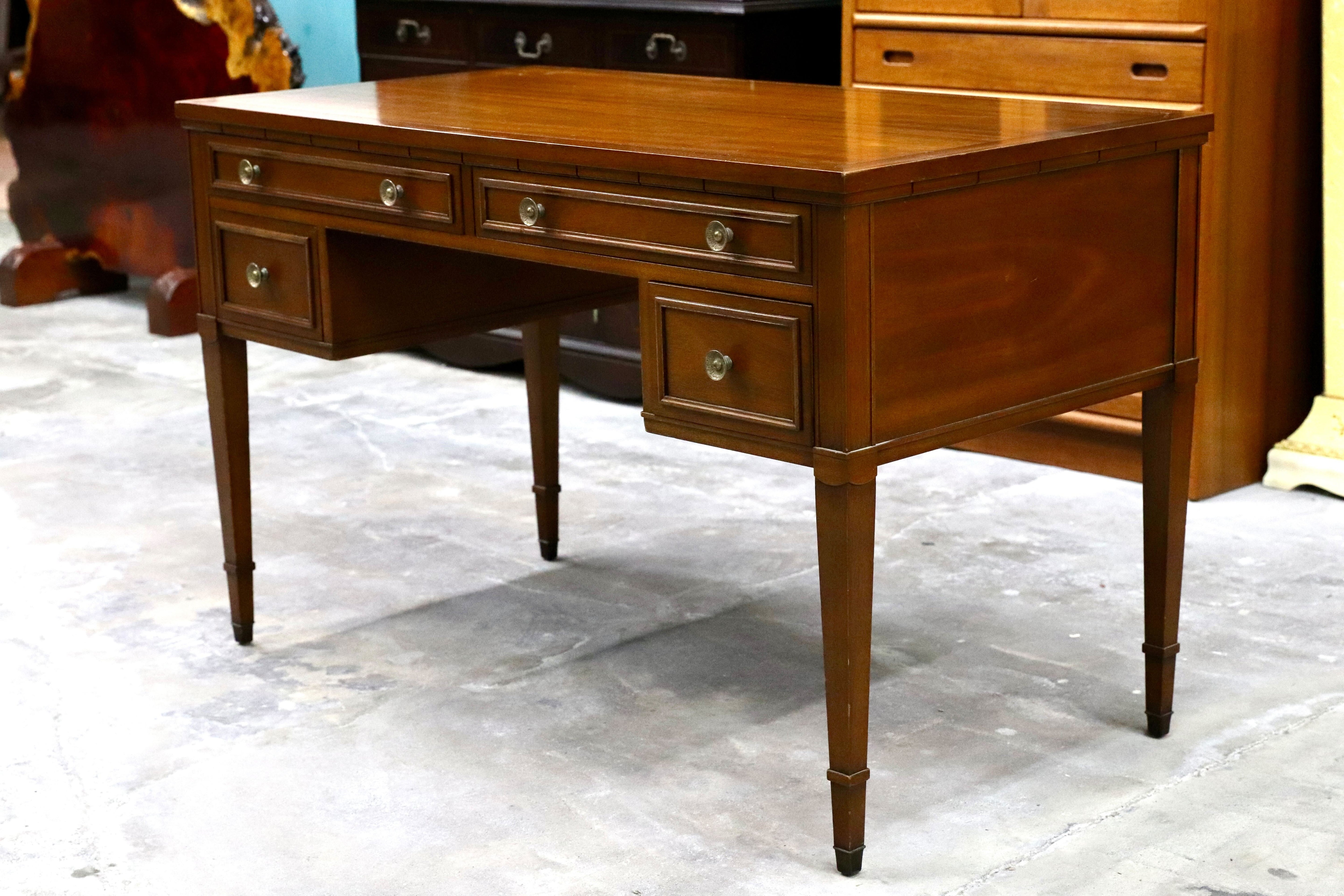 GMIK406○DREXEL HERITAGE / ドレクセルヘリテイジ トライユン 学習机 デスク 書斎机 US クラシック ヴィンテージ 定価約42万