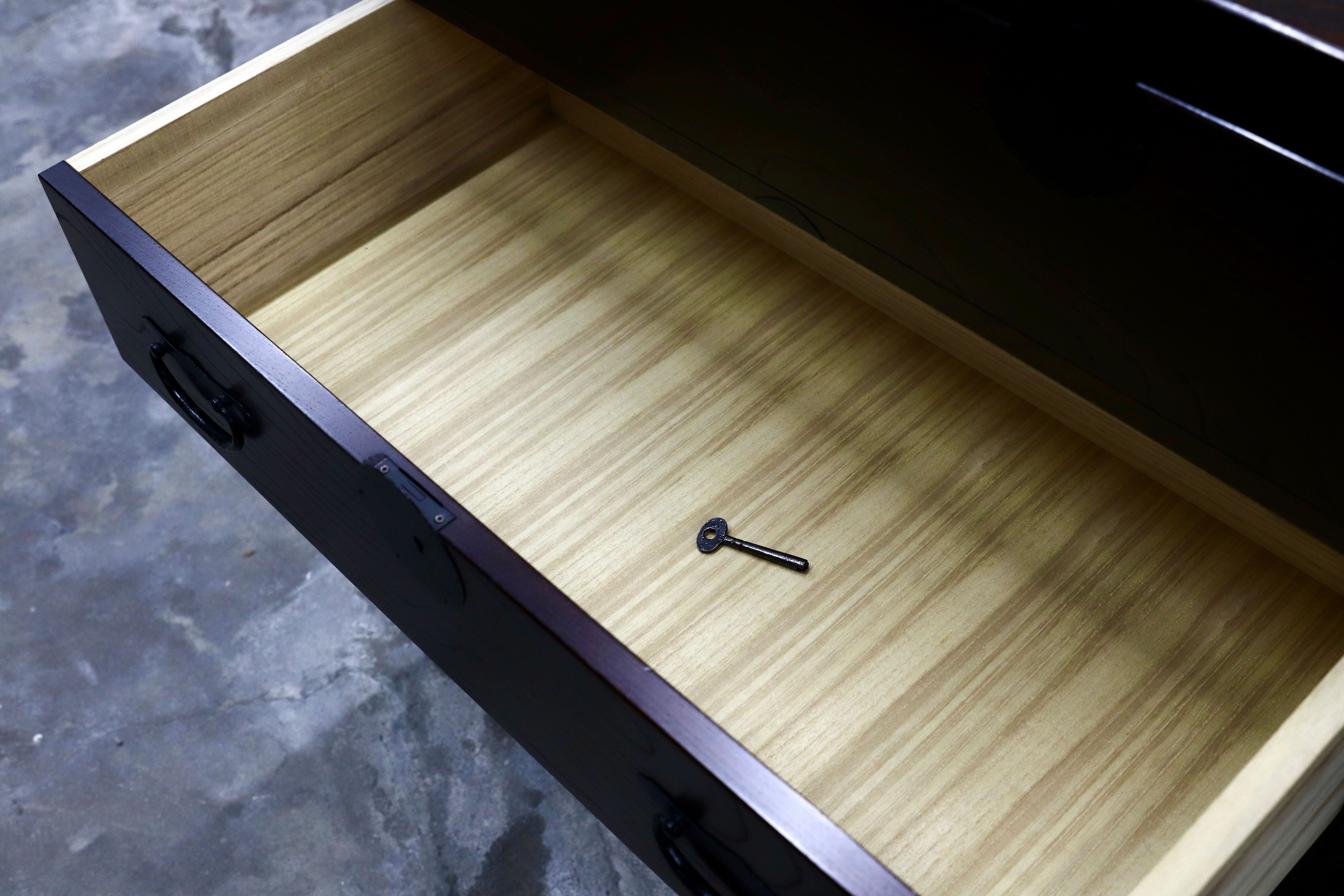 GMIK648A○青木産業 江戸 箪笥 タンス サイドボード リビングボード アンティーク 和家具 レトロ 古民家 家具