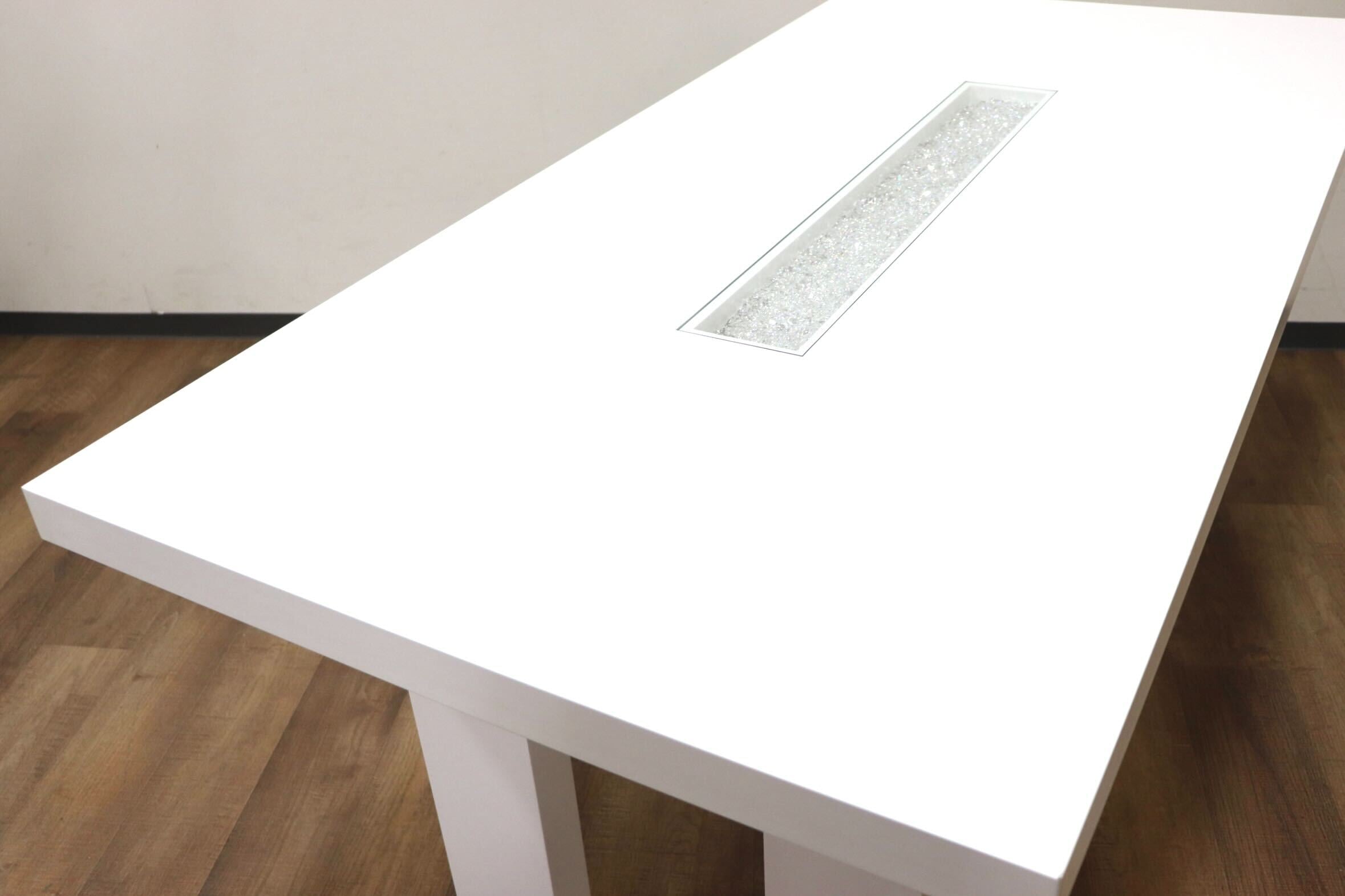 GMGK452○秋田木工 / AKIMOKU N-T004 ダイニングテーブル 食卓テーブル IDC大塚家具 ホワイト スタイリッシュ モダン 約22万