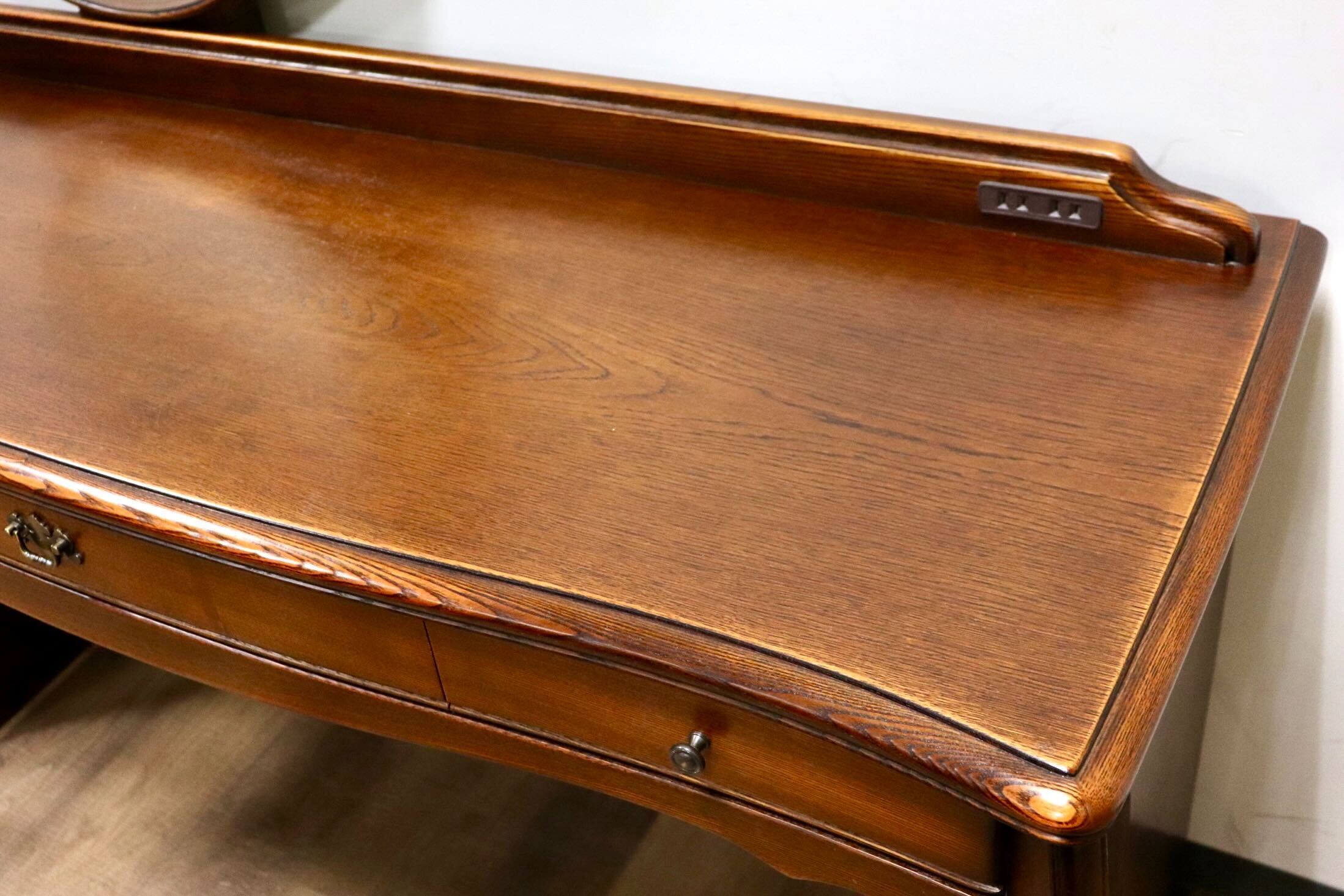 GMHS106○松永工房 CONTINUE カンティーニュ クラリッサ ドレッサー 化粧台 メイク台 チェア 椅子 楢材 クラシック エレガント 約28万 美品