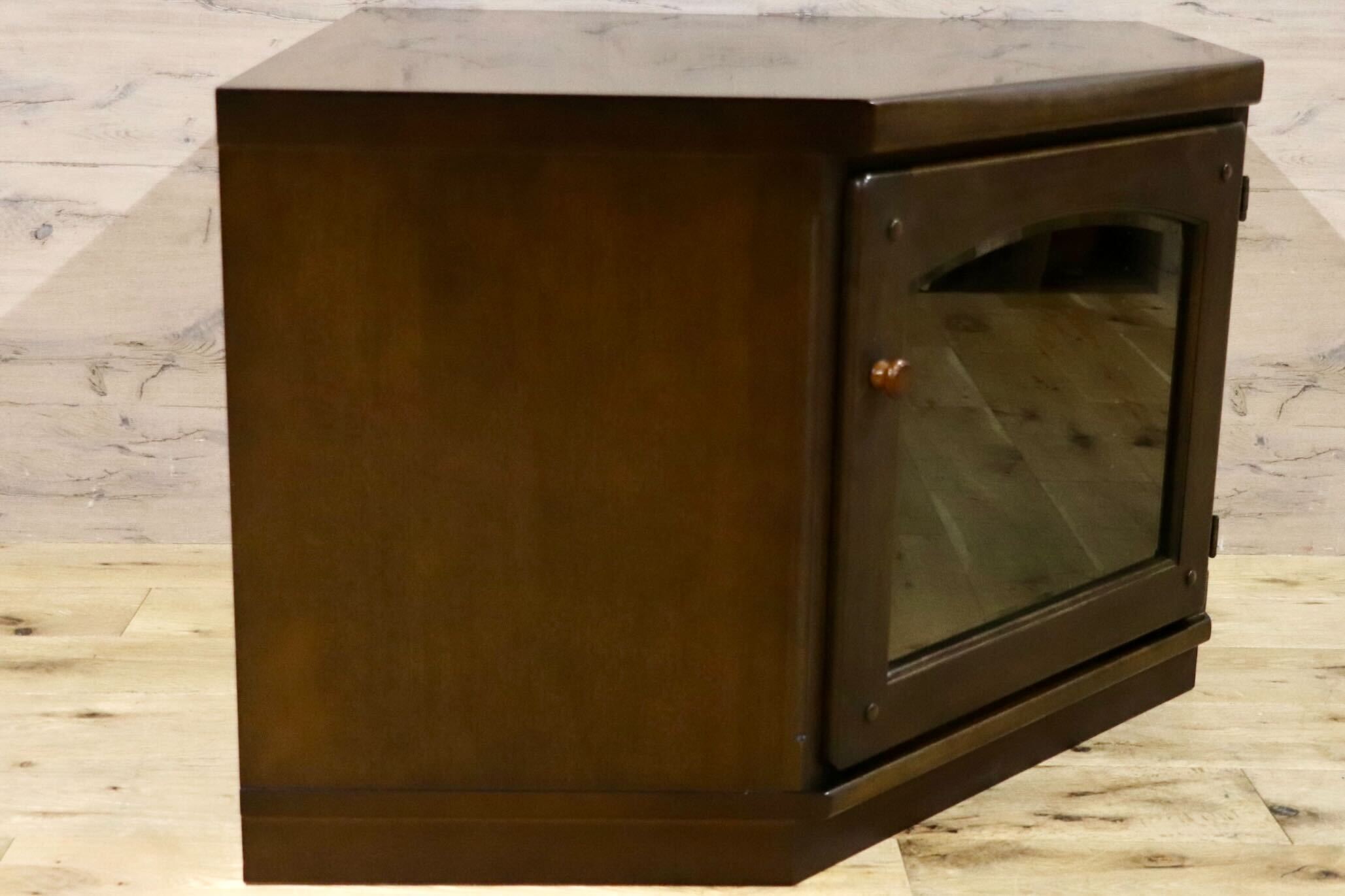 GMHH116○karimoku / カリモク コーナーテレビ台 コーナーキャビネット 飾り棚 リビング収納 オーク材 国産家具