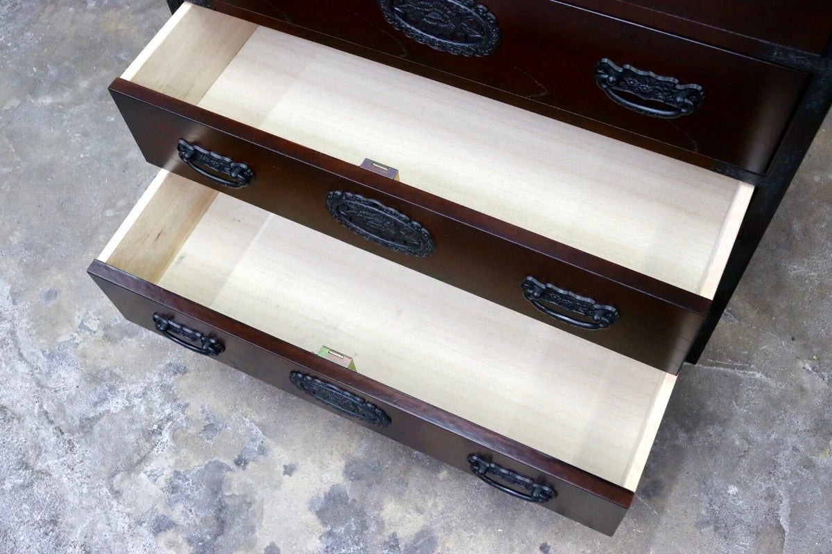 GMJS346○和箪笥 整理箪笥 衣装箪笥 チェスト 引き出し 収納家具 和家具 古民家 和室 和モダン レトロ ヴィンテージ