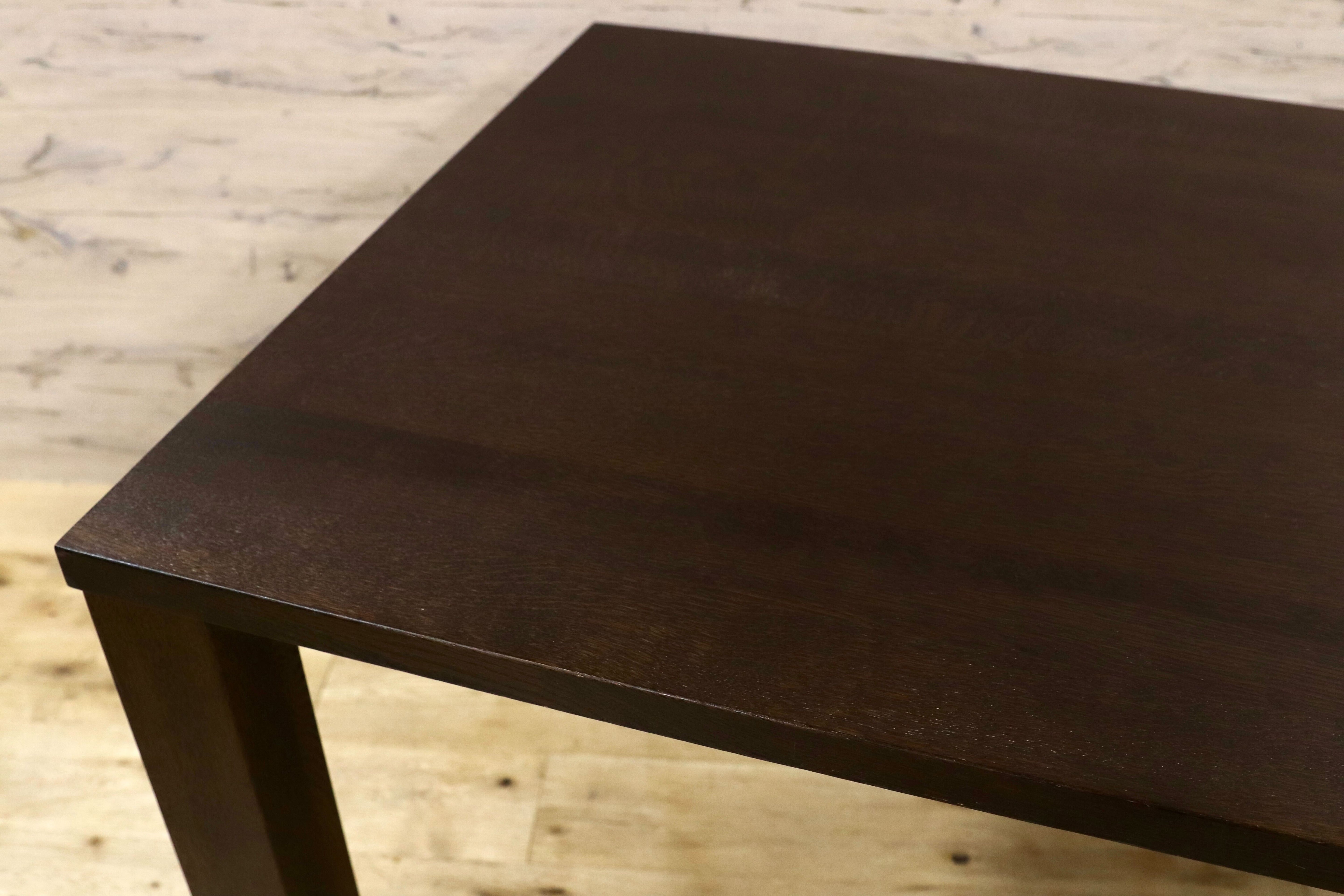 GMHF31○柏木工 / KASHIWA オーク材 ダイニングテーブル 食卓テーブル ダークブラウン 飛騨家具