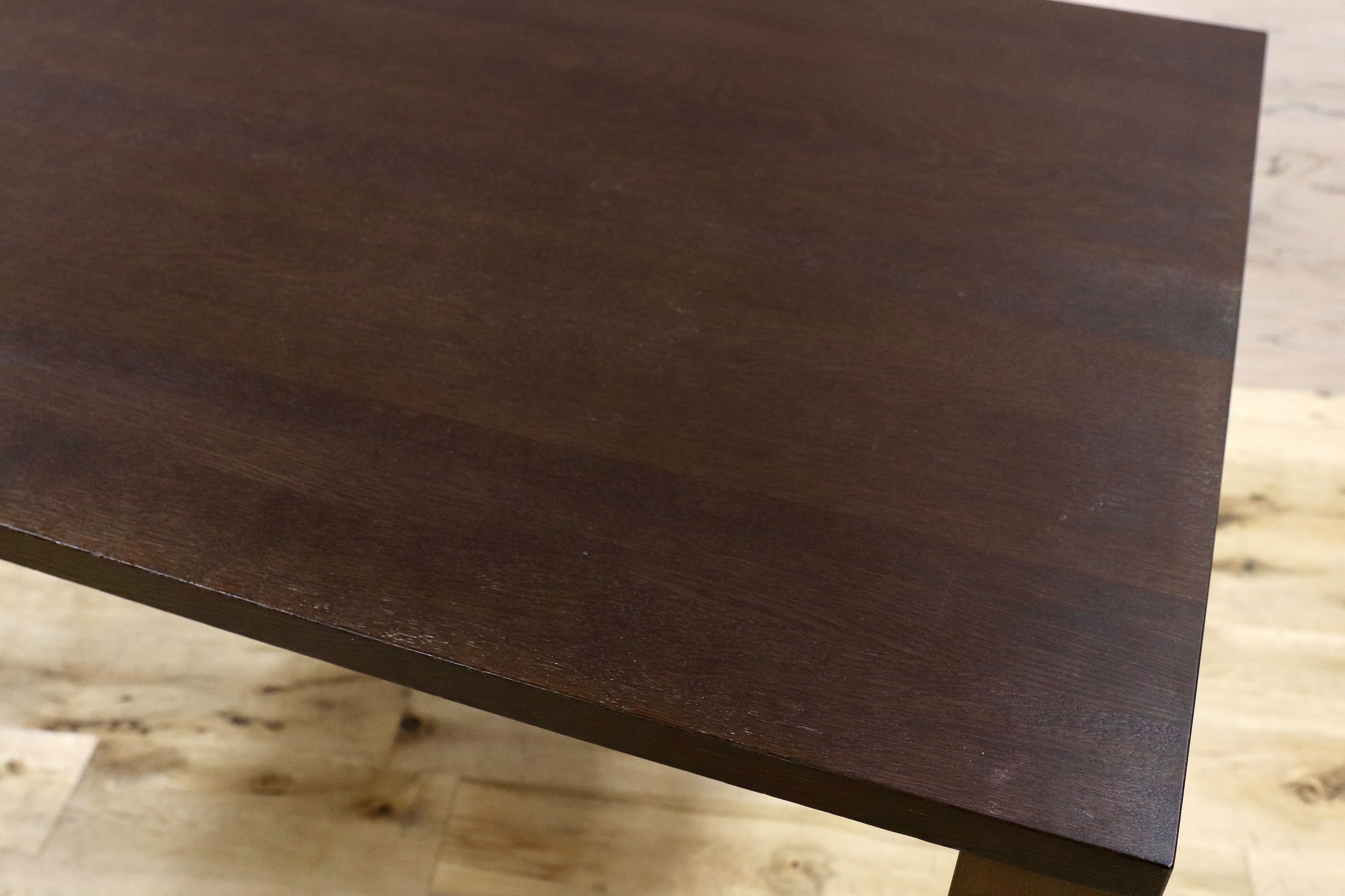 GMHF31○柏木工 / KASHIWA オーク材 ダイニングテーブル 食卓テーブル ダークブラウン 飛騨家具