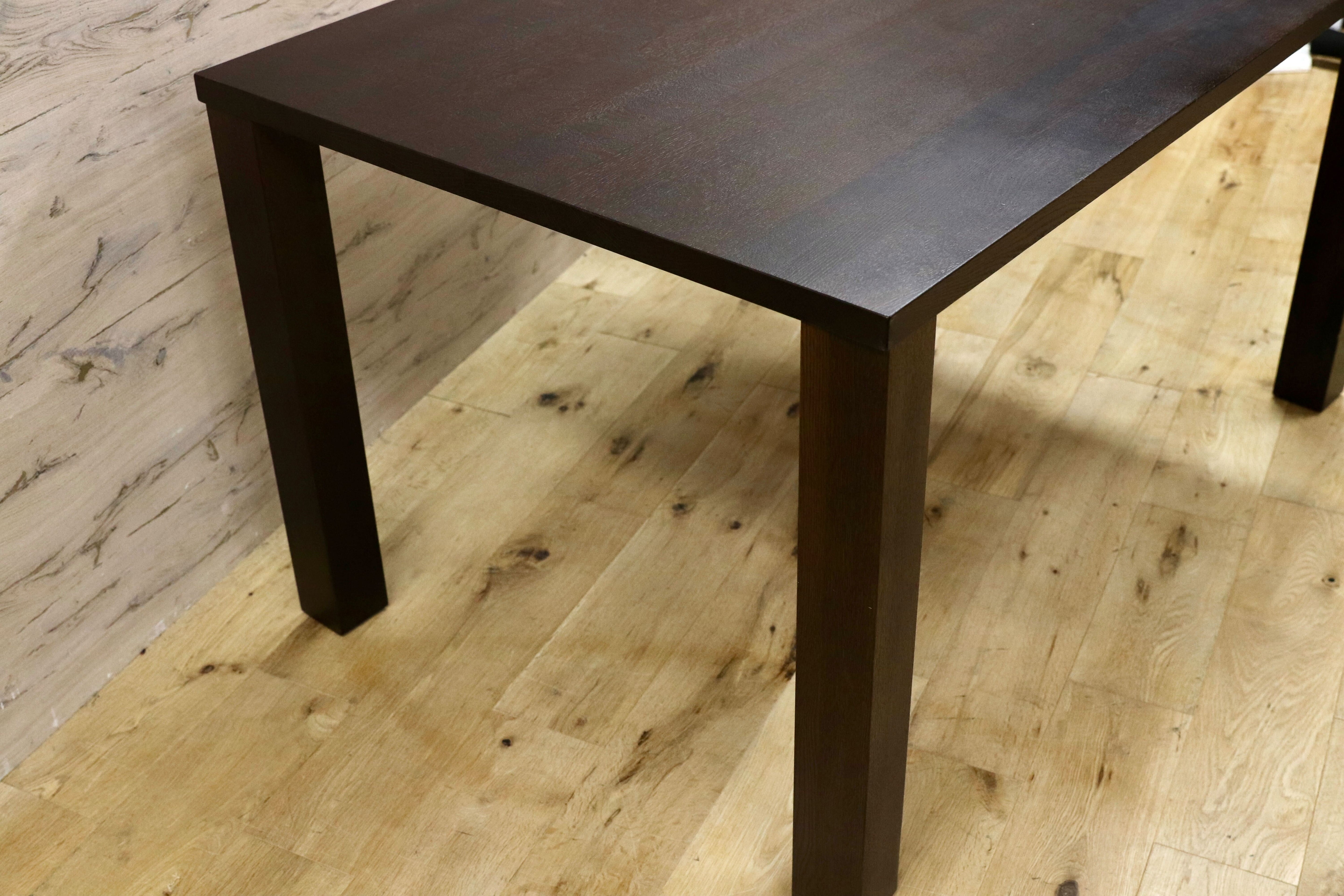 GMHF31○柏木工 / KASHIWA オーク材 ダイニングテーブル 食卓テーブル ダークブラウン 飛騨家具