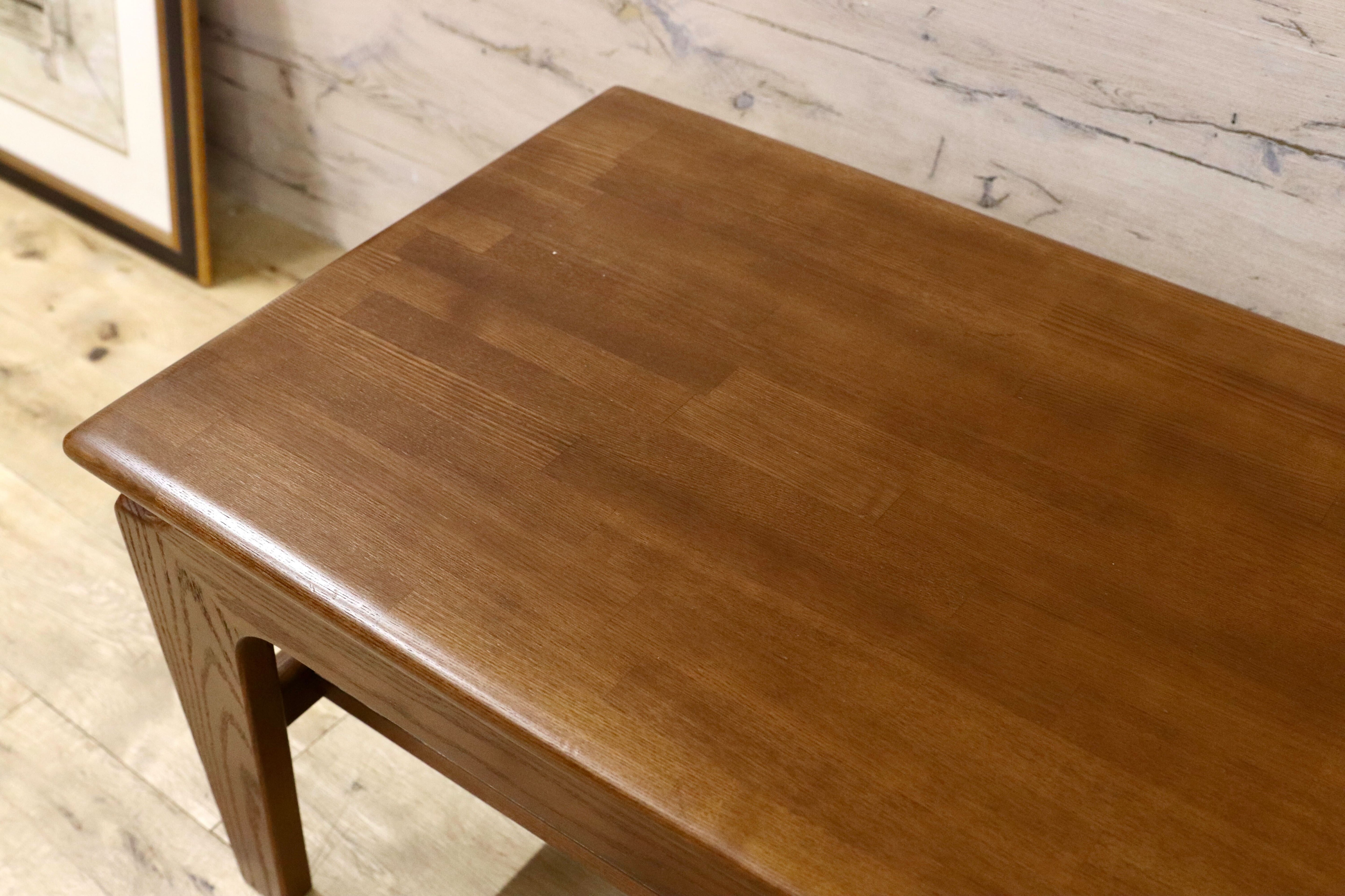 GMGT211○多慶屋 / TAKEYA ローテーブル カフェテーブル センターテーブル 楢材 オーク ブラウン 北欧スタイル