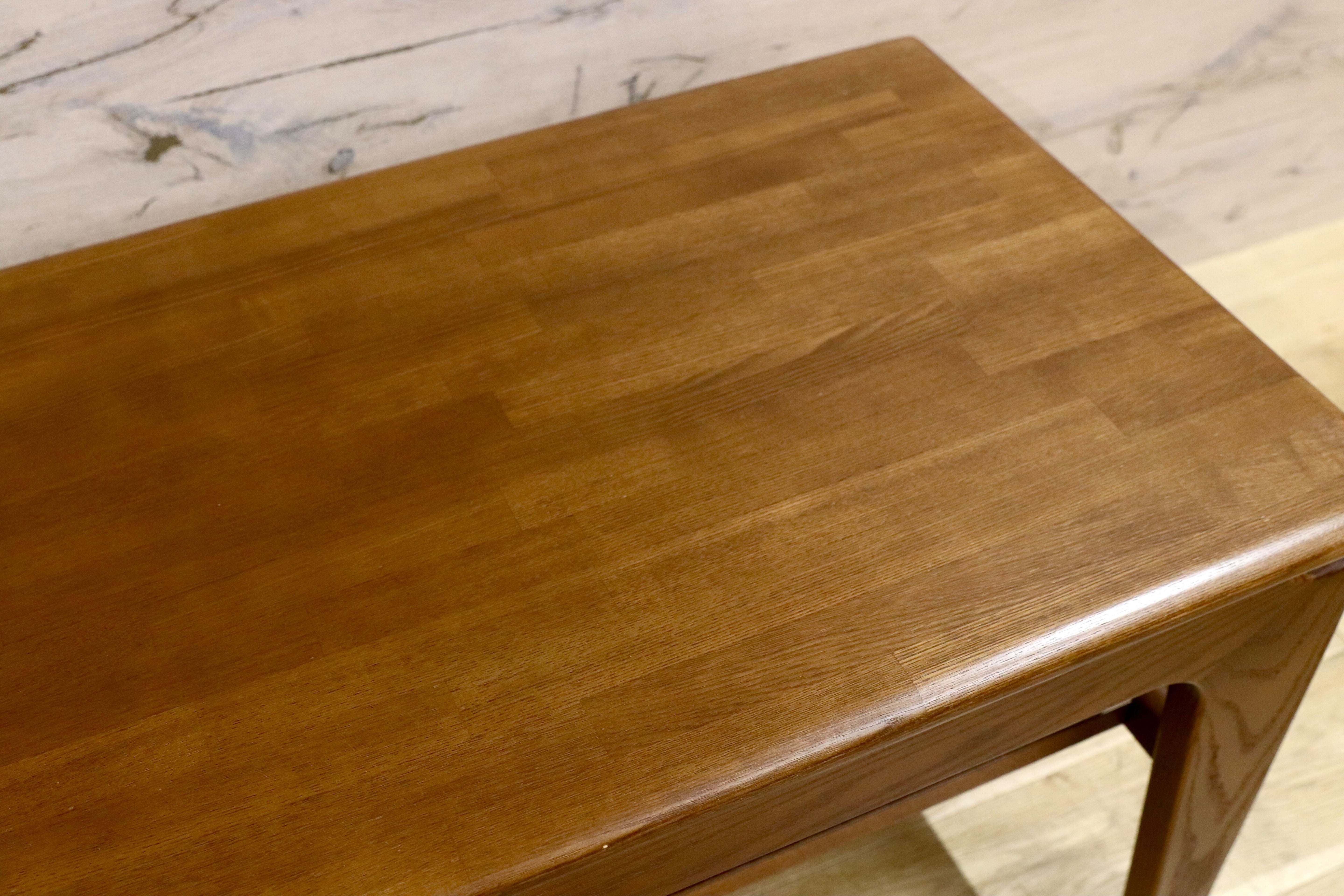 GMGT211○多慶屋 / TAKEYA ローテーブル カフェテーブル センターテーブル 楢材 オーク ブラウン 北欧スタイル