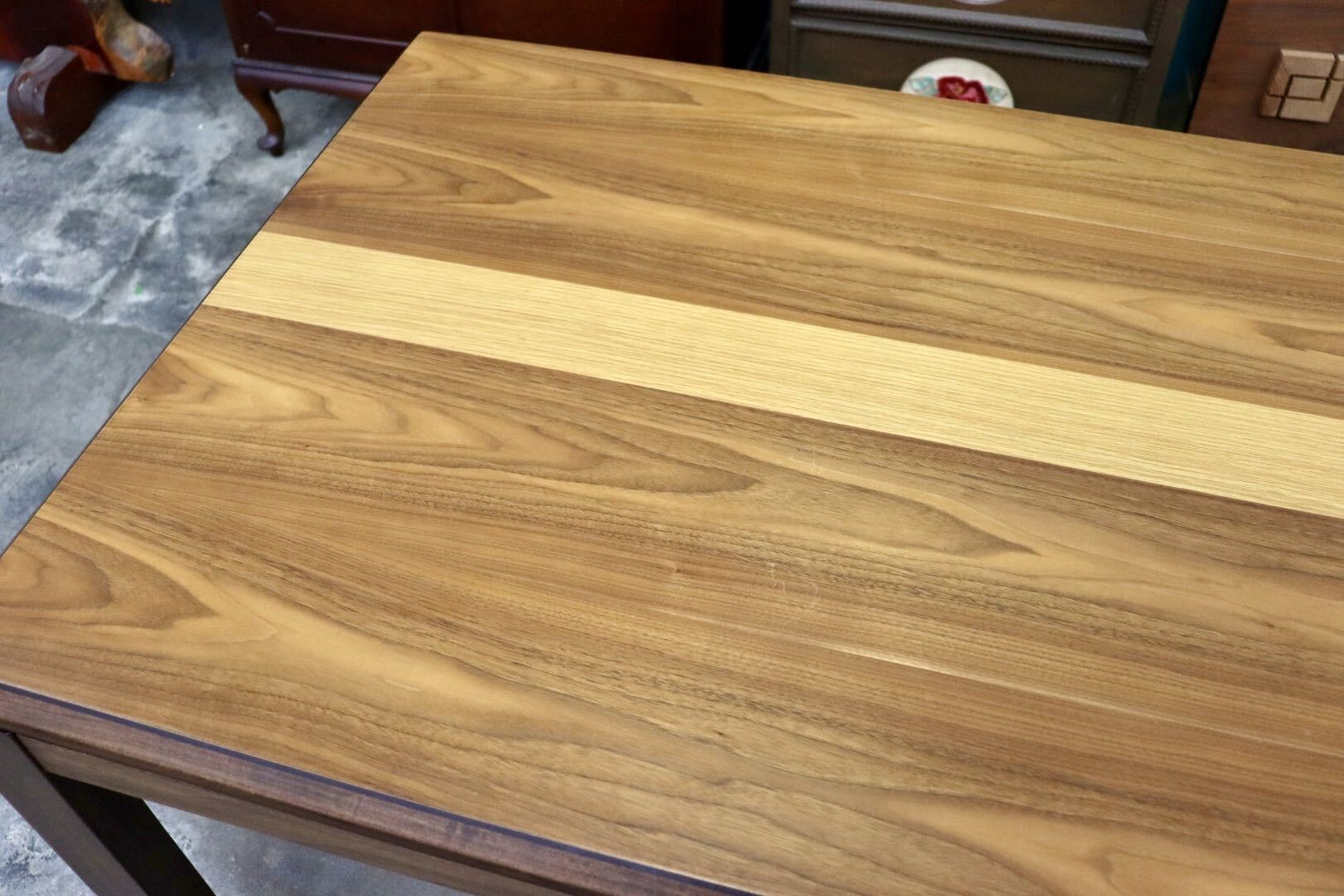 GMJH133○協立工芸 家具調こたつ ロイター ダイニングテーブル ウォールナット×オーク化粧繊維板 高脚こたつ 食卓テーブル 作業台 美品