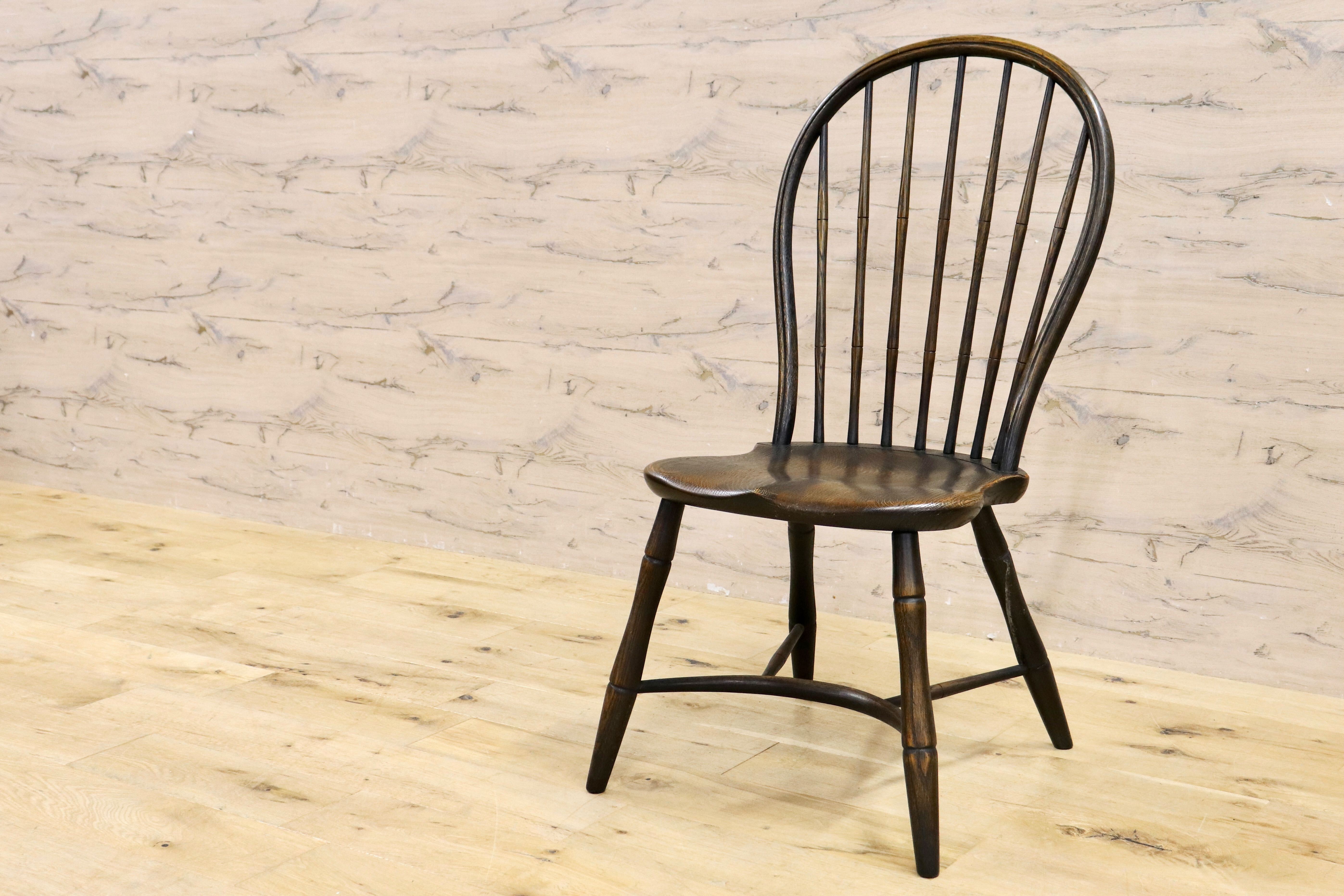 GMIK612A○飛騨産業 / HIDA キツツキ PROVINCIAL ボウバックチェア ダイニングチェア 椅子 オーク無垢材 定価17.6万