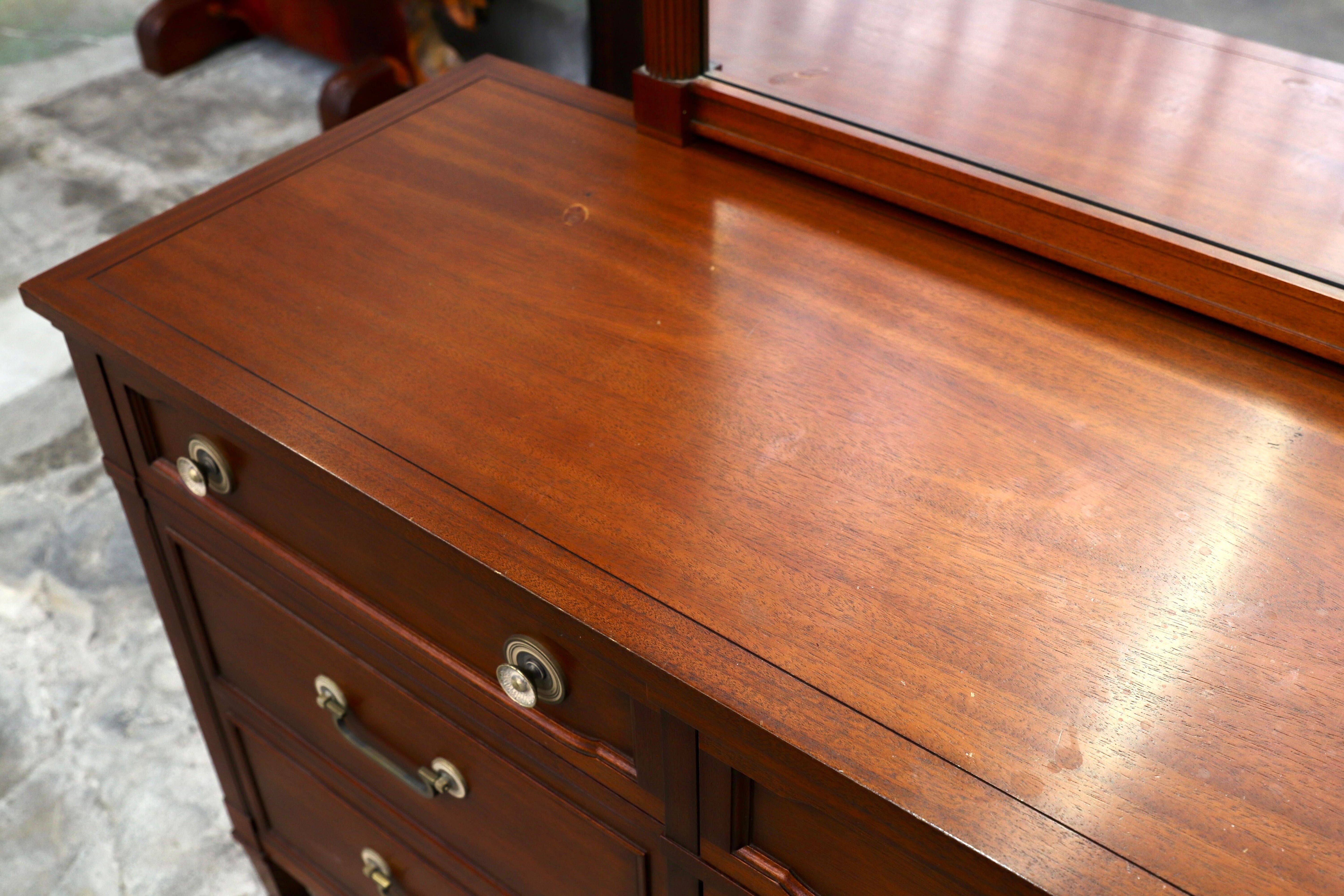 GMIK394A◯DREXEL HERITAGE / ドレクセルヘリテイジ トライユン ドレッシングボード サイドボード リビングボード 収納家具 定価約90万