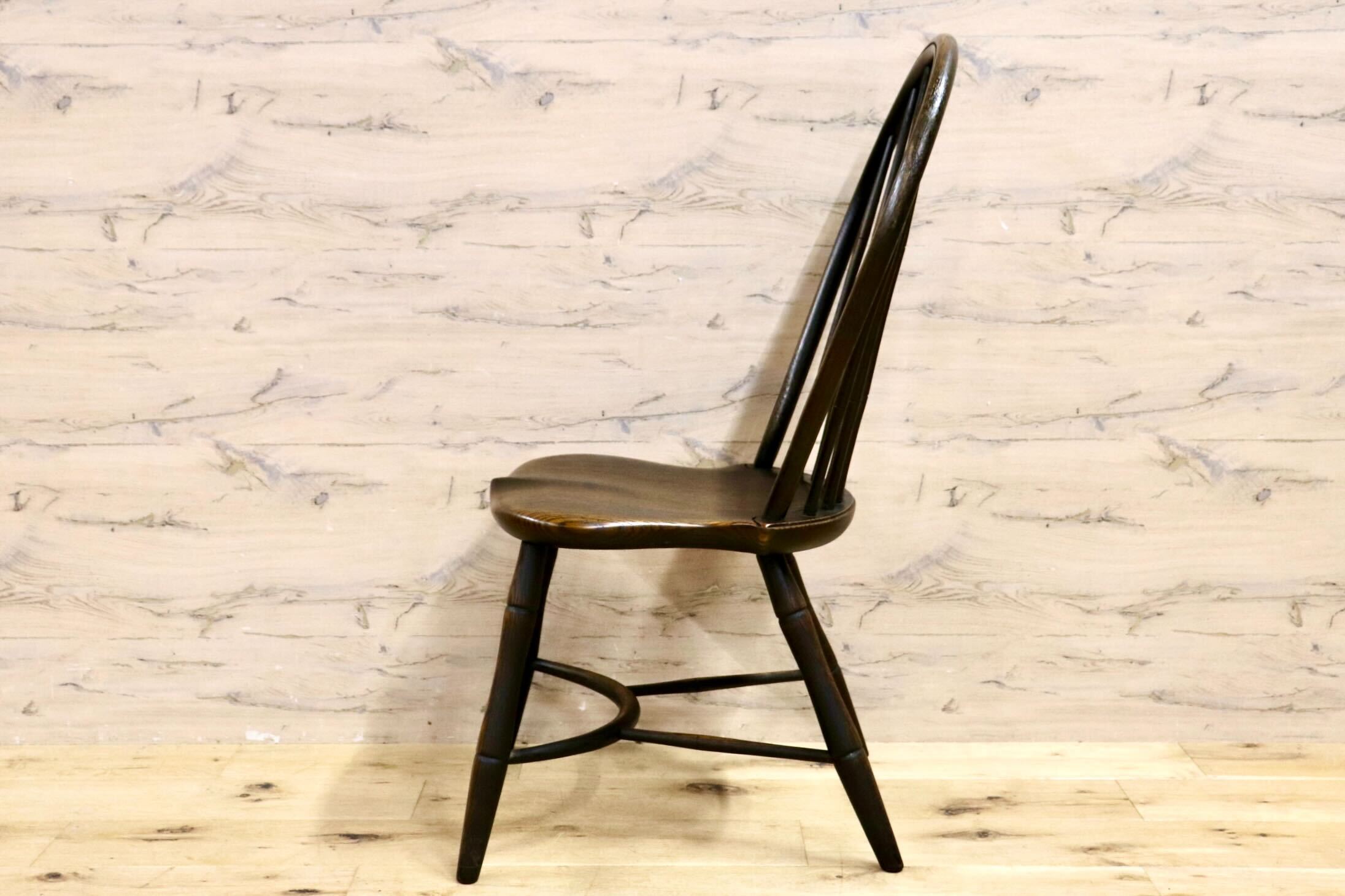 GMIK612B○飛騨産業 / HIDA キツツキ PROVINCIAL ボウバックチェア ダイニングチェア 椅子 オーク無垢材 定価17.6万