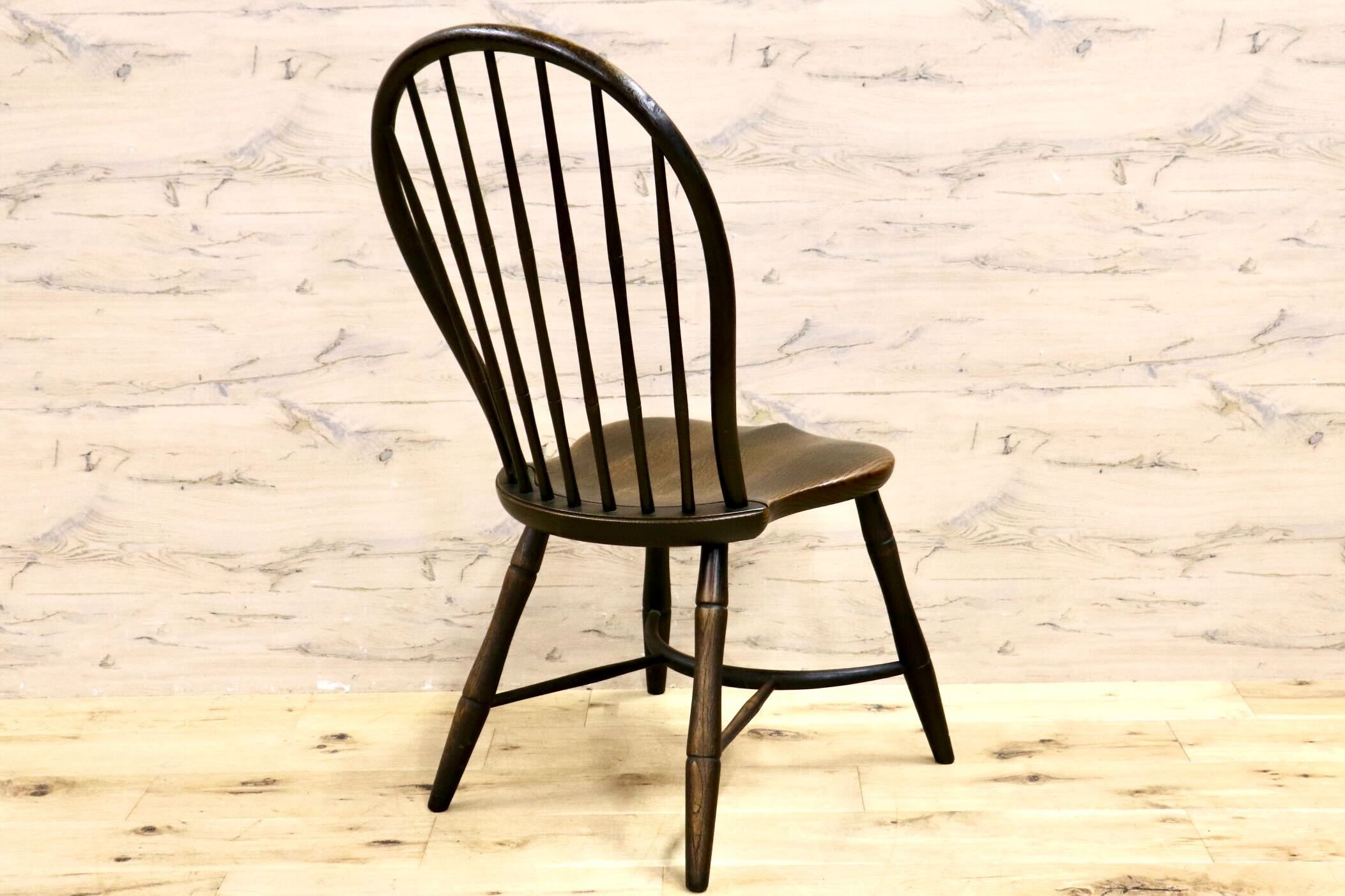 GMIK612B○飛騨産業 / HIDA キツツキ PROVINCIAL ボウバックチェア ダイニングチェア 椅子 オーク無垢材 定価17.6万