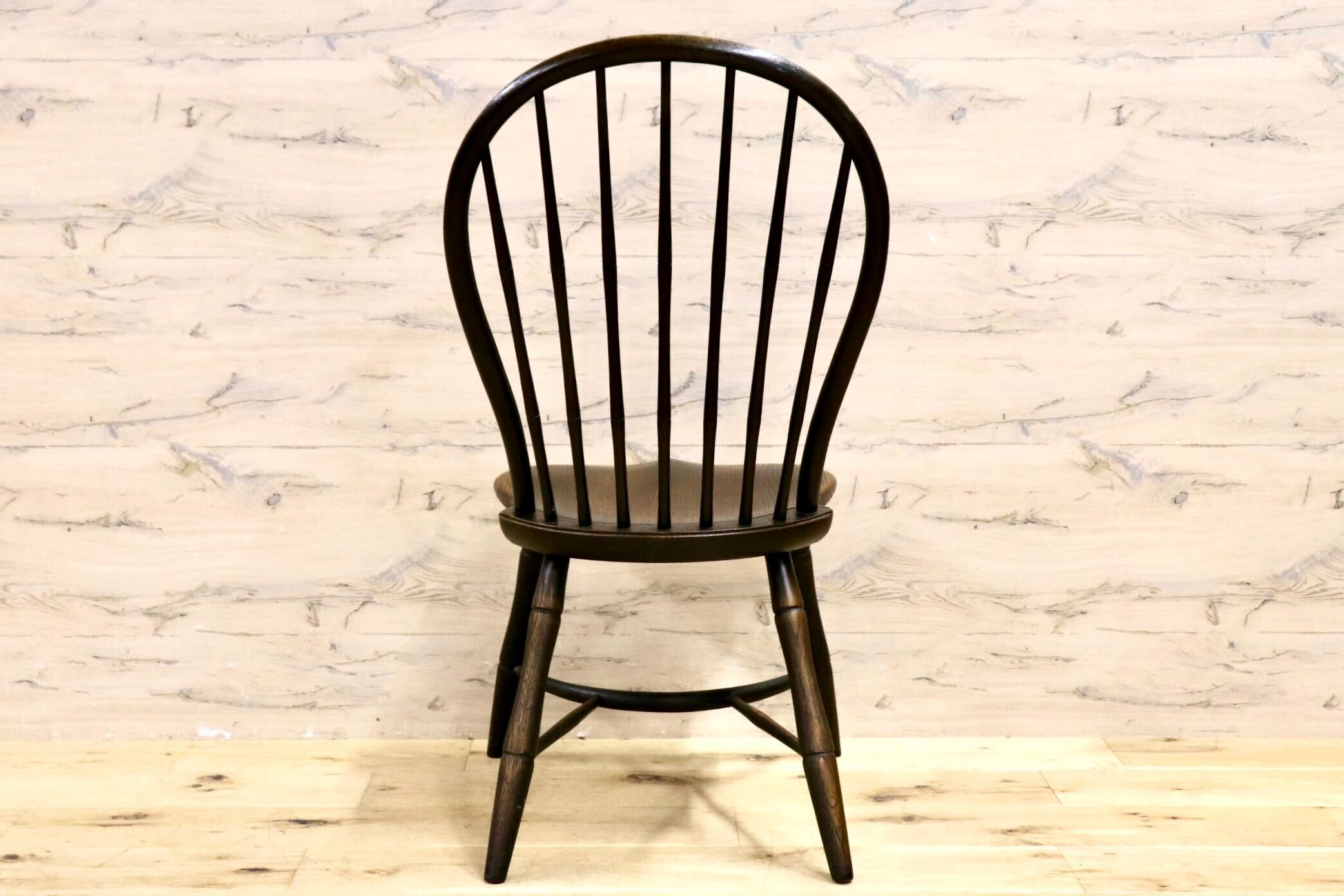 GMIK612B○飛騨産業 / HIDA キツツキ PROVINCIAL ボウバックチェア ダイニングチェア 椅子 オーク無垢材 定価17.6万