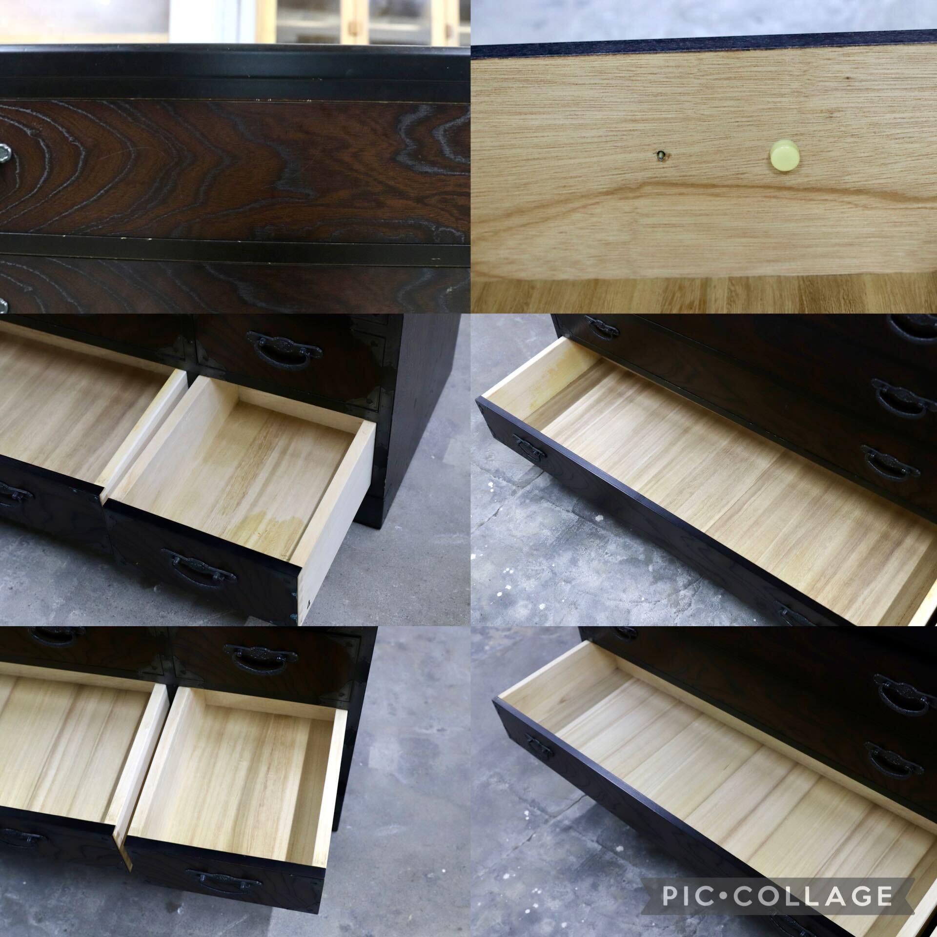 GMIS130○民芸家具 サイドボード リビングボード 整理箪笥 チェスト 民藝 和モダン レトロ アンティーク