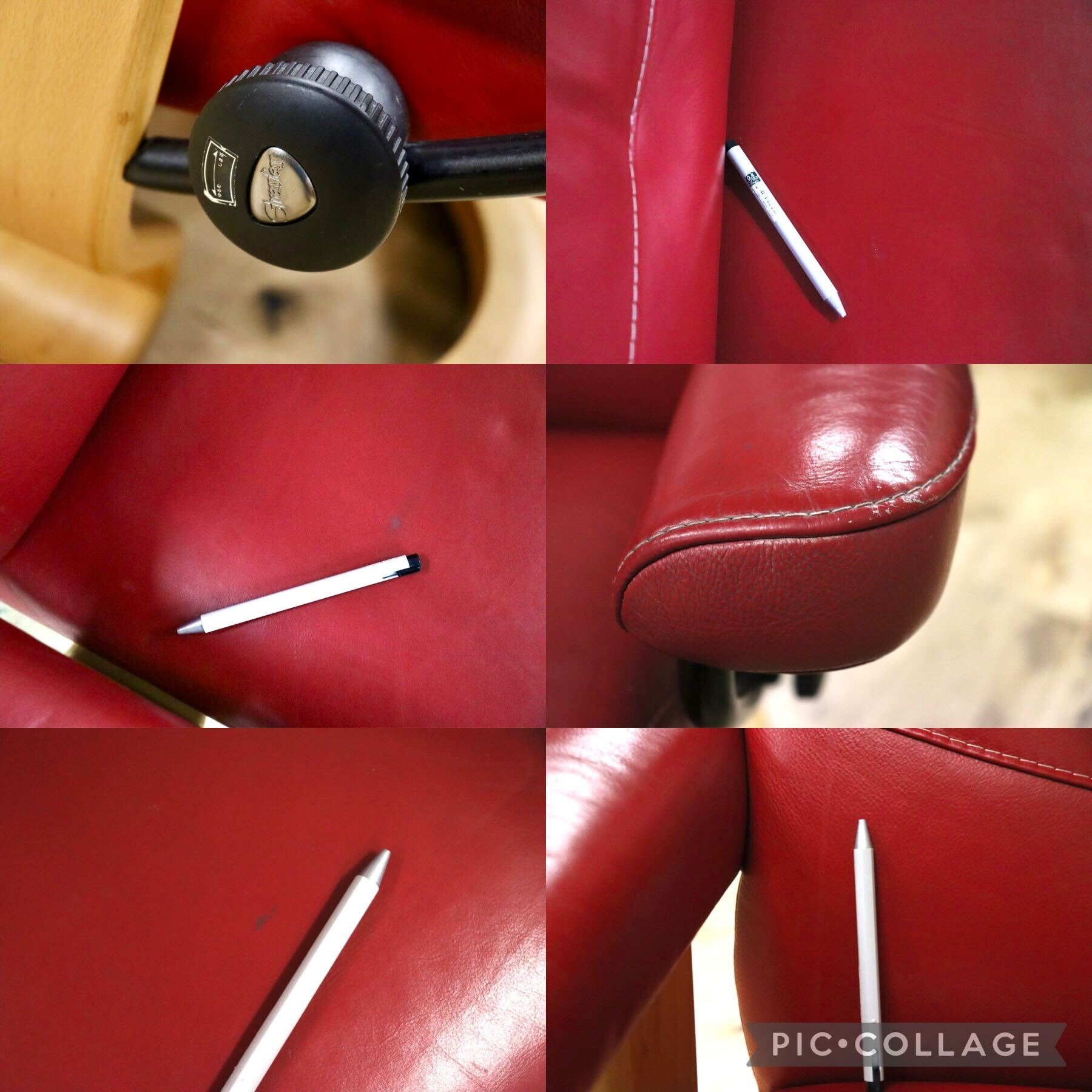 GMHK257○EKORNES / エコーネス ストレスレスチェア アルファ リクライニングチェア 本革 北欧 ノルウェー ヴィンテージ 廃番 希少