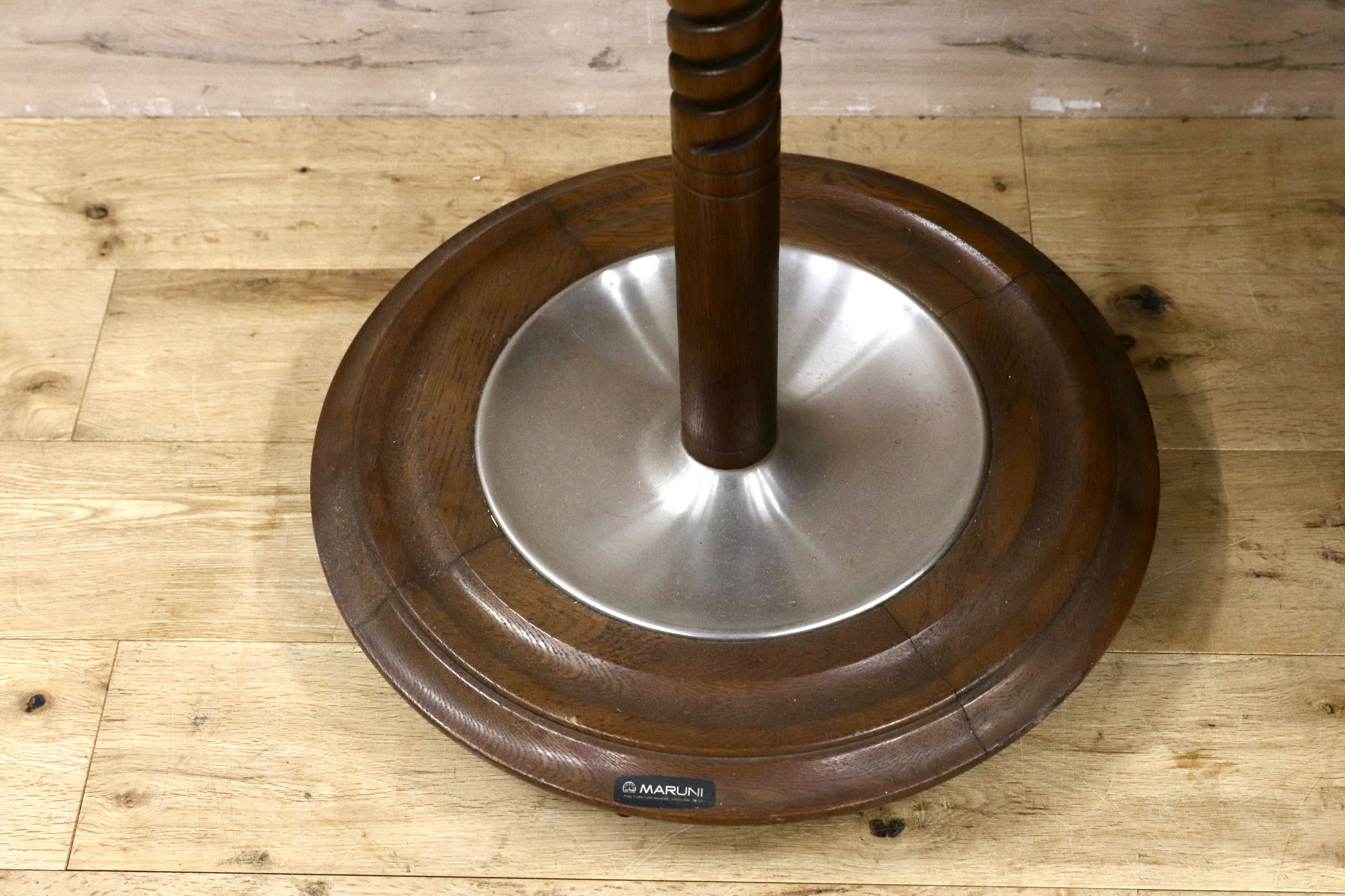 GMIS490○オールドマルニ / maruni 孔雀マルニ ポールラック ポールハンガー 年代物 ヴィンテージ アンティーク インテリア オブジェ