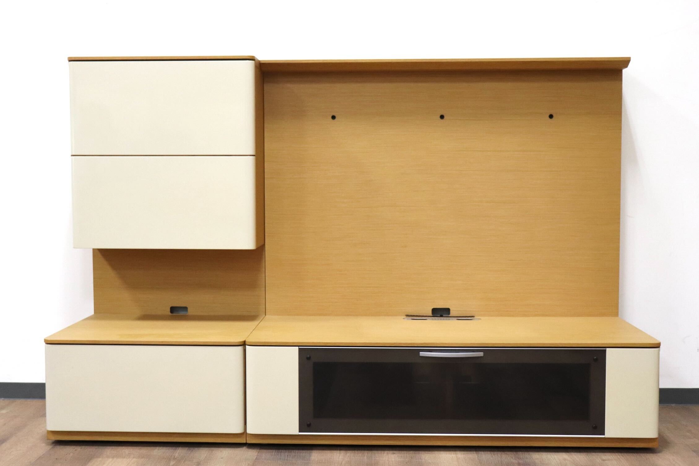 GMGN397○karimoku / カリモク Direttore ディレトーレ TVボード AVボード リビングボード キャスター付き 収納家具 オーク材 国産家具