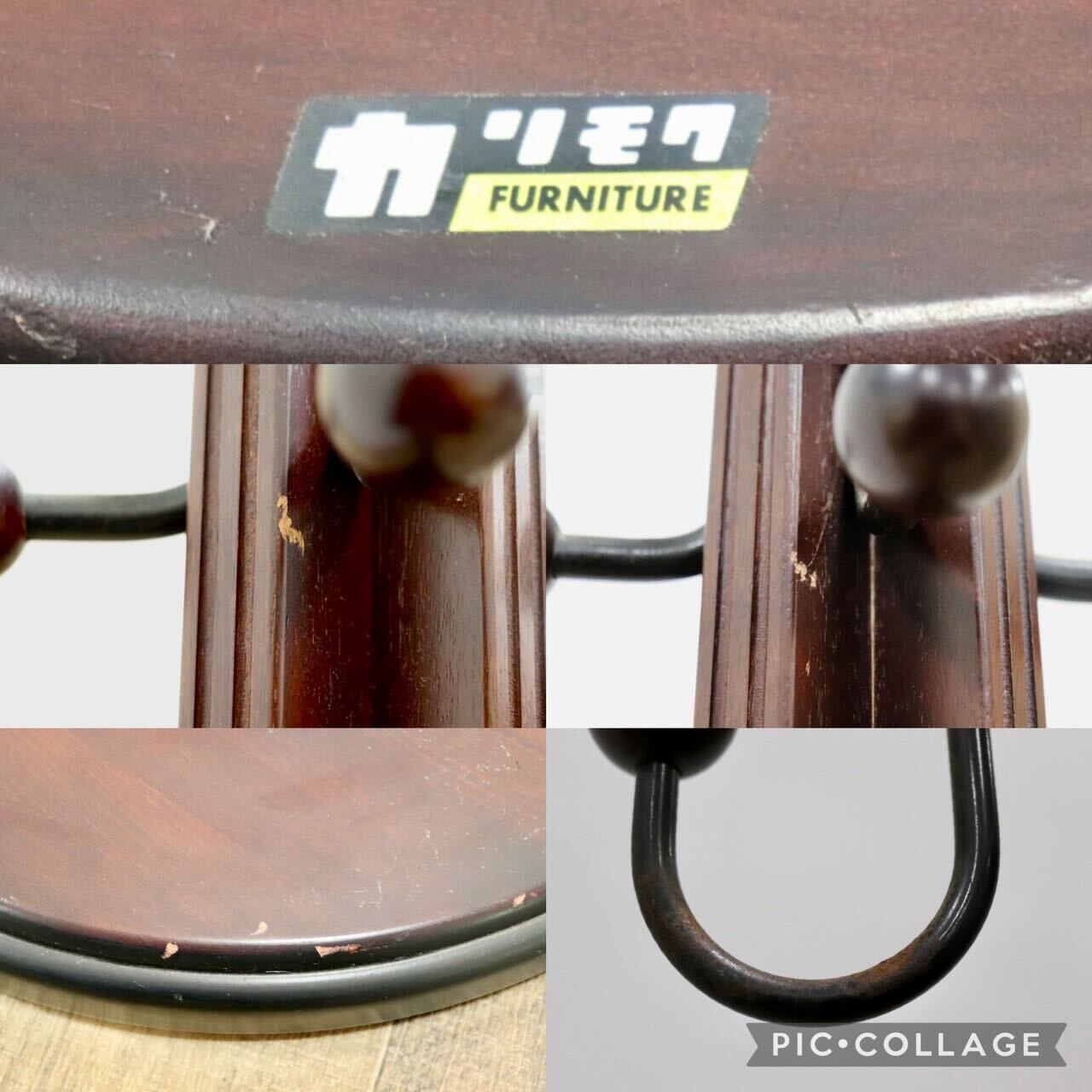 GMGS264B○karimoku / カリモク ポールラック ハンガーラック 帽子掛け レトロ カントリー 木製 モダン 国産家具