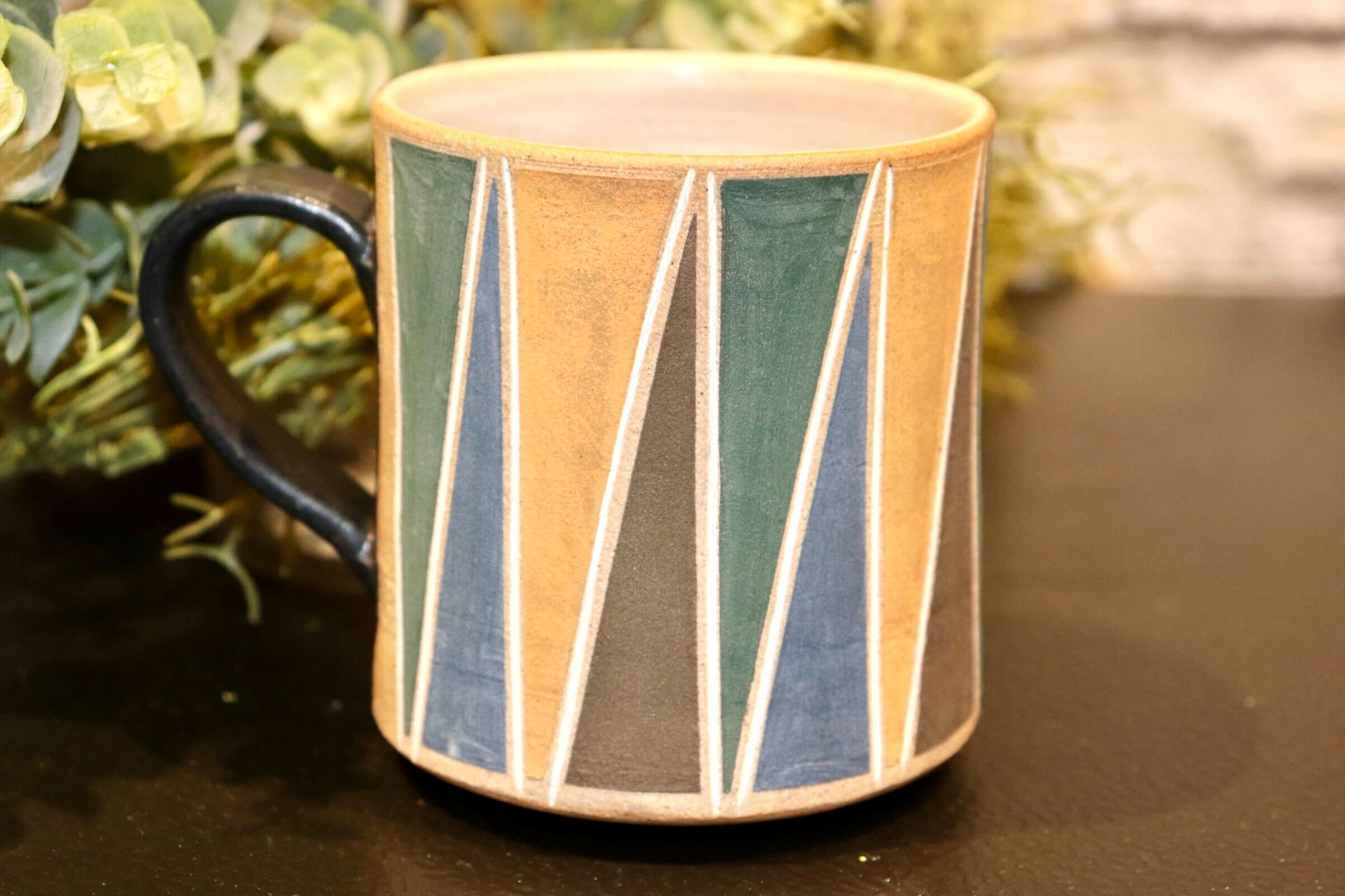 GMIO316-E◯市野悟窯 丹波焼 マグカップ 陶器 市野哲次 コーヒーカップ 伝統工芸 丹波篠山 未使用