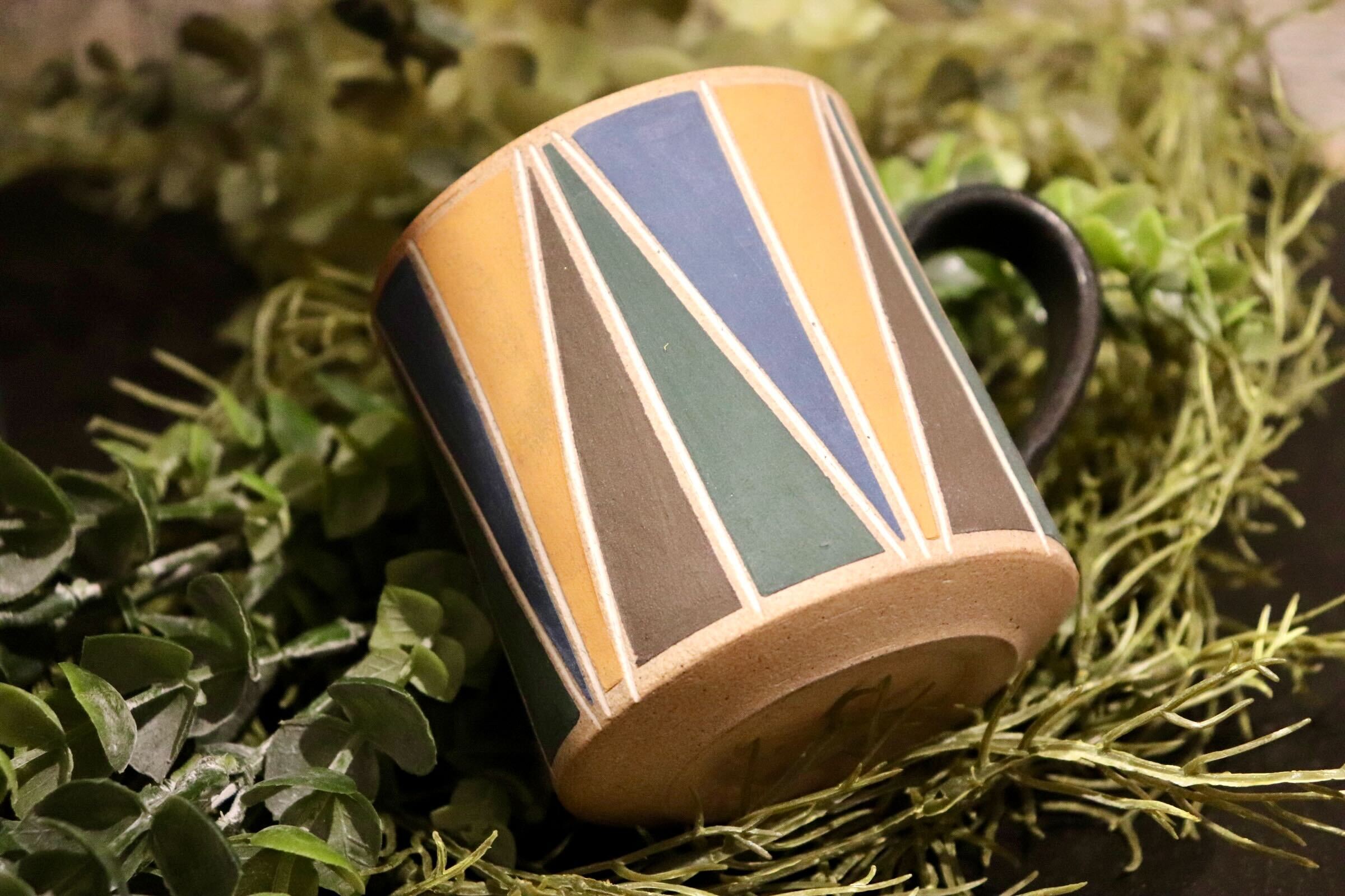 GMIO316-E◯市野悟窯 丹波焼 マグカップ 陶器 市野哲次 コーヒーカップ 伝統工芸 丹波篠山 未使用