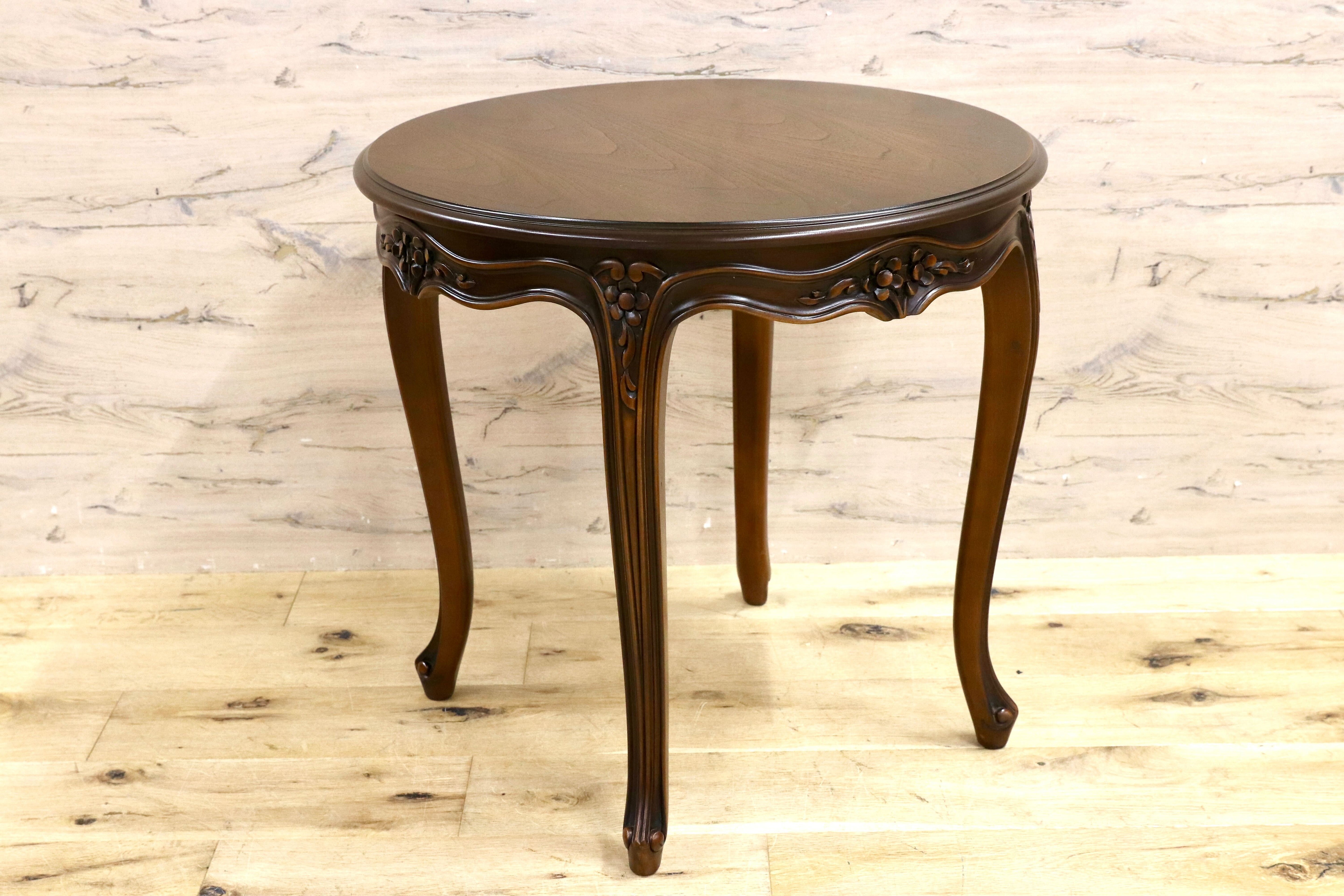 GMGH520○domani / ドマーニ Louis XV ルイ15世 コーヒーテーブル サイドテーブル クラシック カリモク最高峰 リペア済み