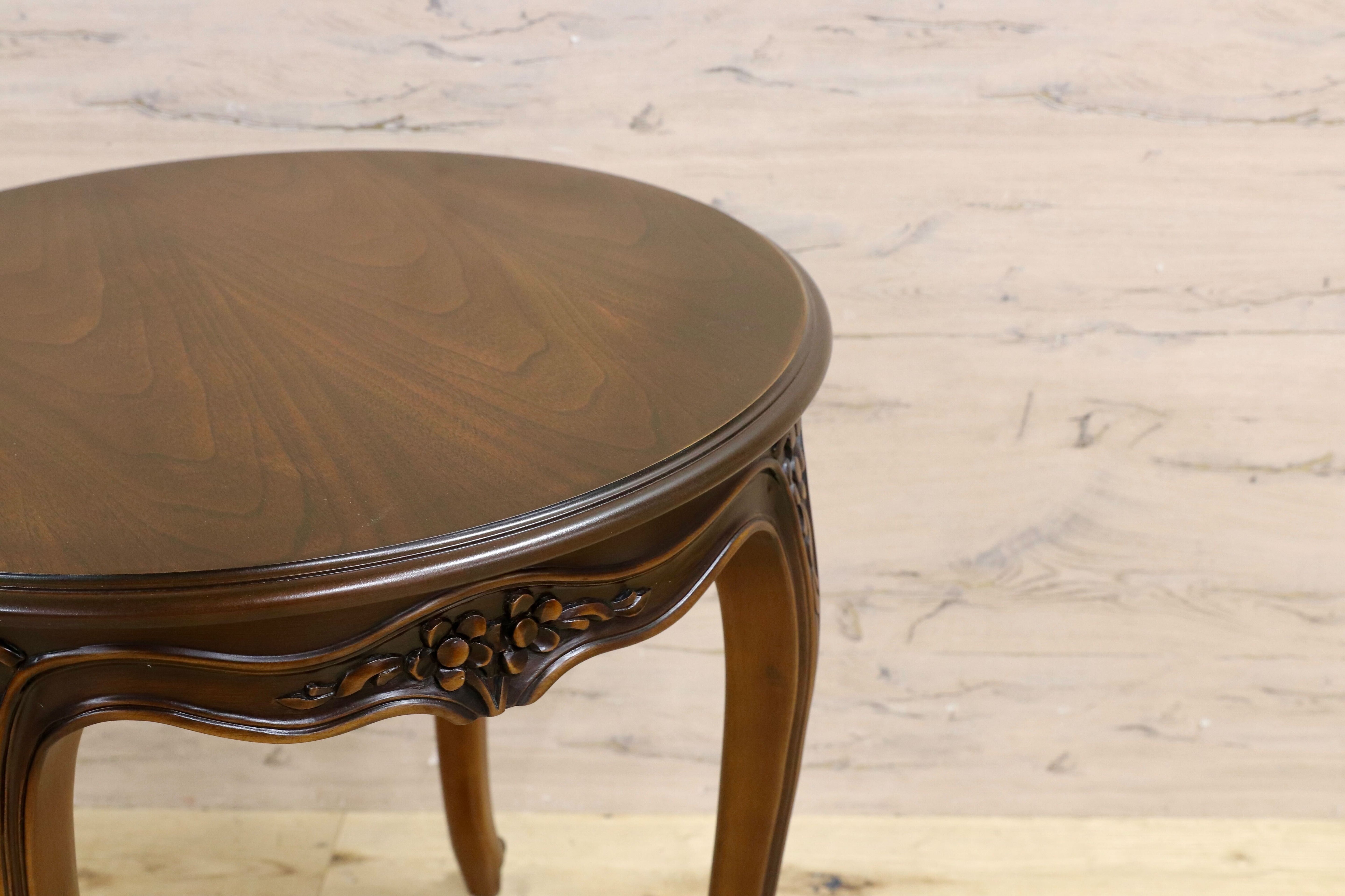 GMGH520○domani / ドマーニ Louis XV ルイ15世 コーヒーテーブル サイドテーブル クラシック カリモク最高峰 リペア済み