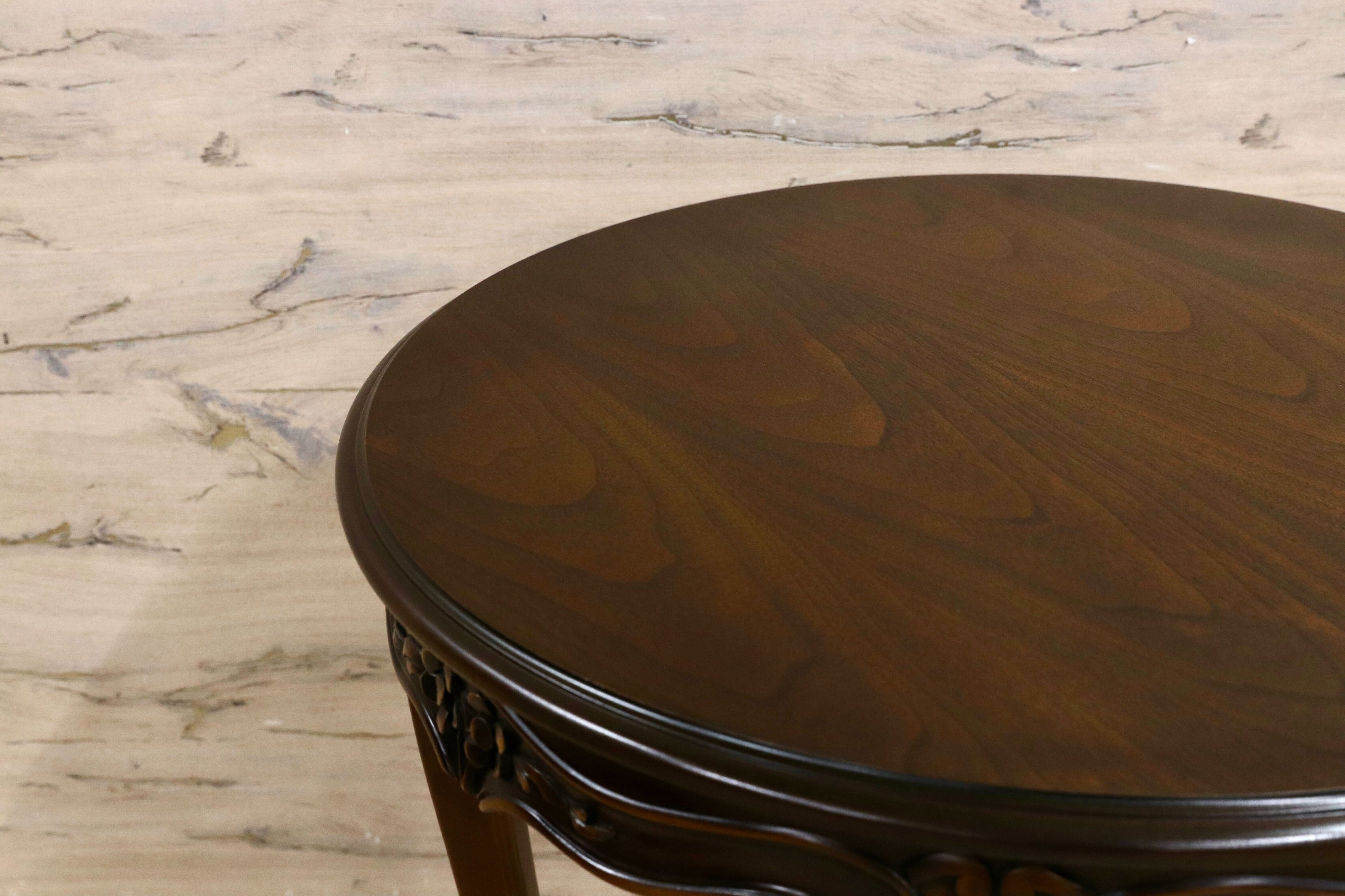 GMGH520○domani / ドマーニ Louis XV ルイ15世 コーヒーテーブル サイドテーブル クラシック カリモク最高峰 リペア済み