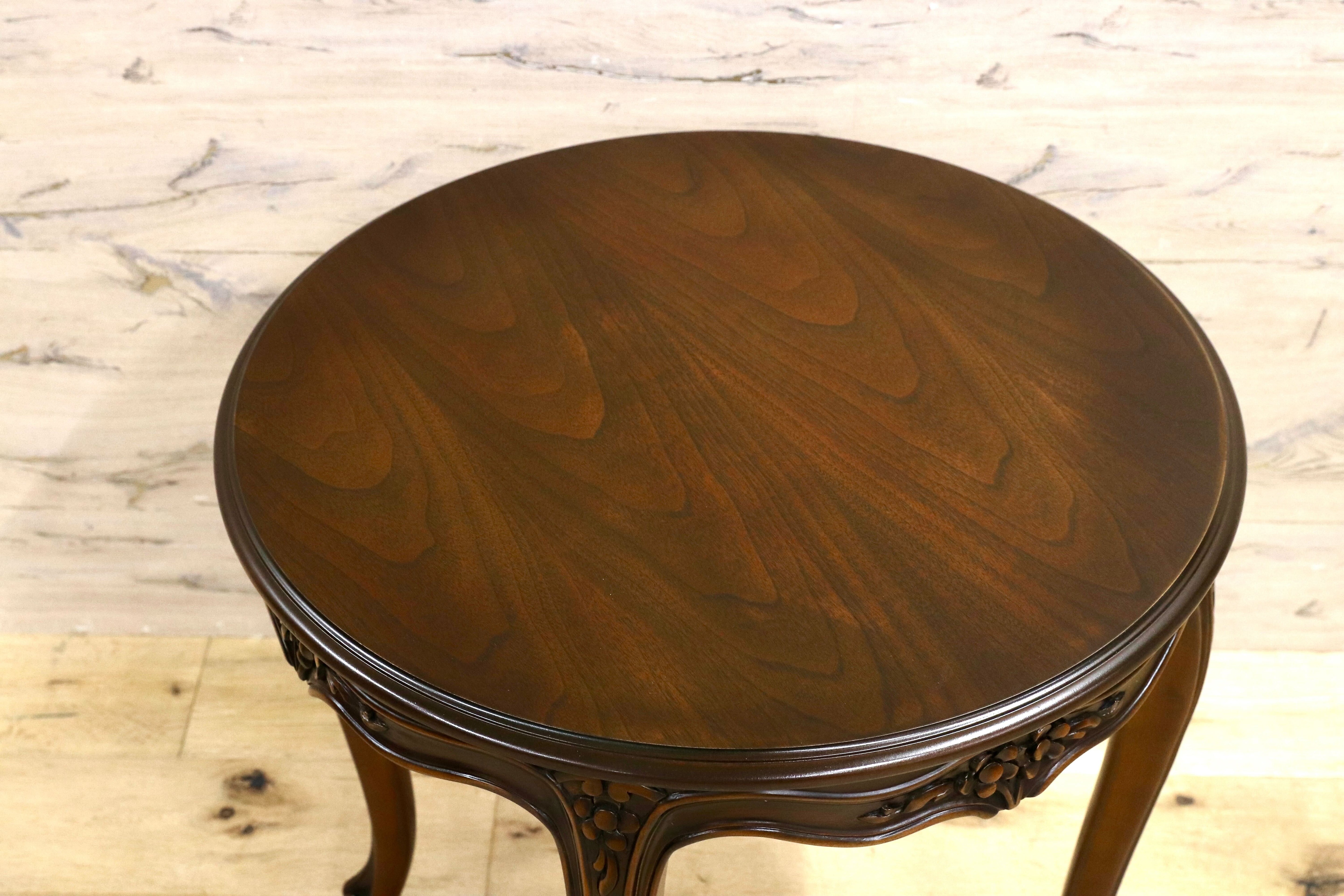 GMGH520○domani / ドマーニ Louis XV ルイ15世 コーヒーテーブル サイドテーブル クラシック カリモク最高峰 リペア済み