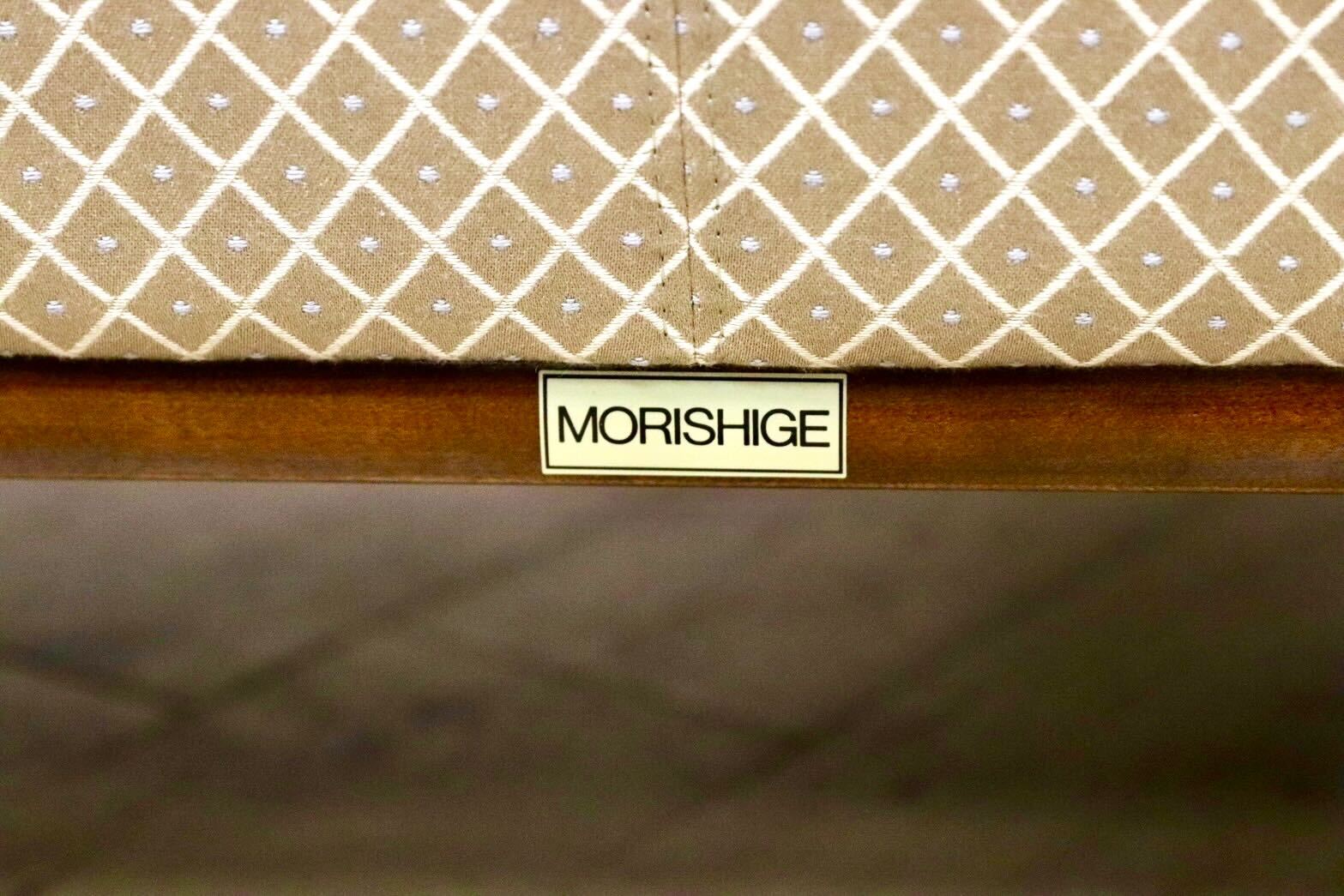 GMHK245○モリシゲ / MORISHIGE 2.5人掛けソファ トリプルソファ 長椅子 ファブリック 応接 最高級 モダン 美品