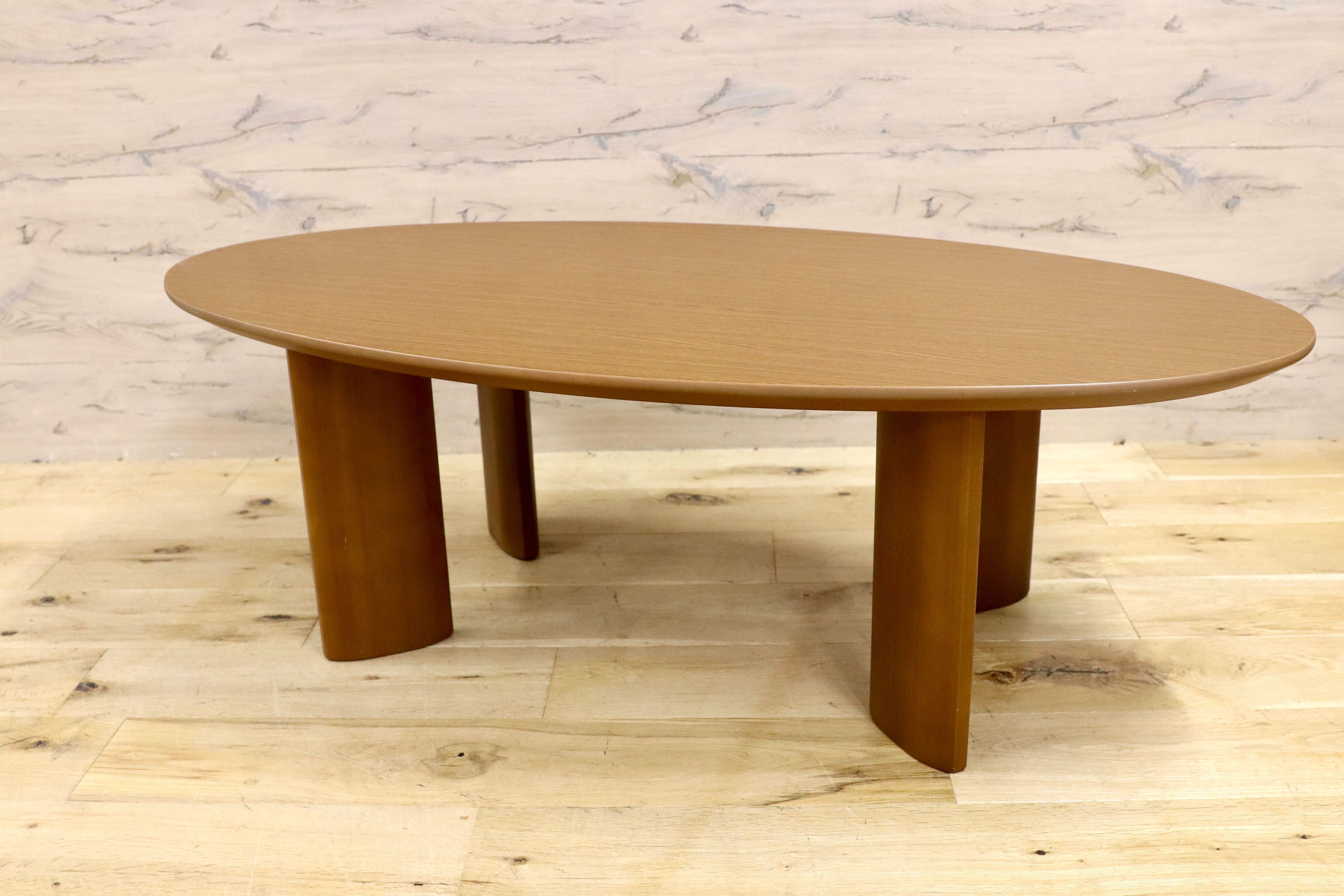 GMHH50○オーク調 ブラウン センターテーブル リビングテーブル 木製 和モダン