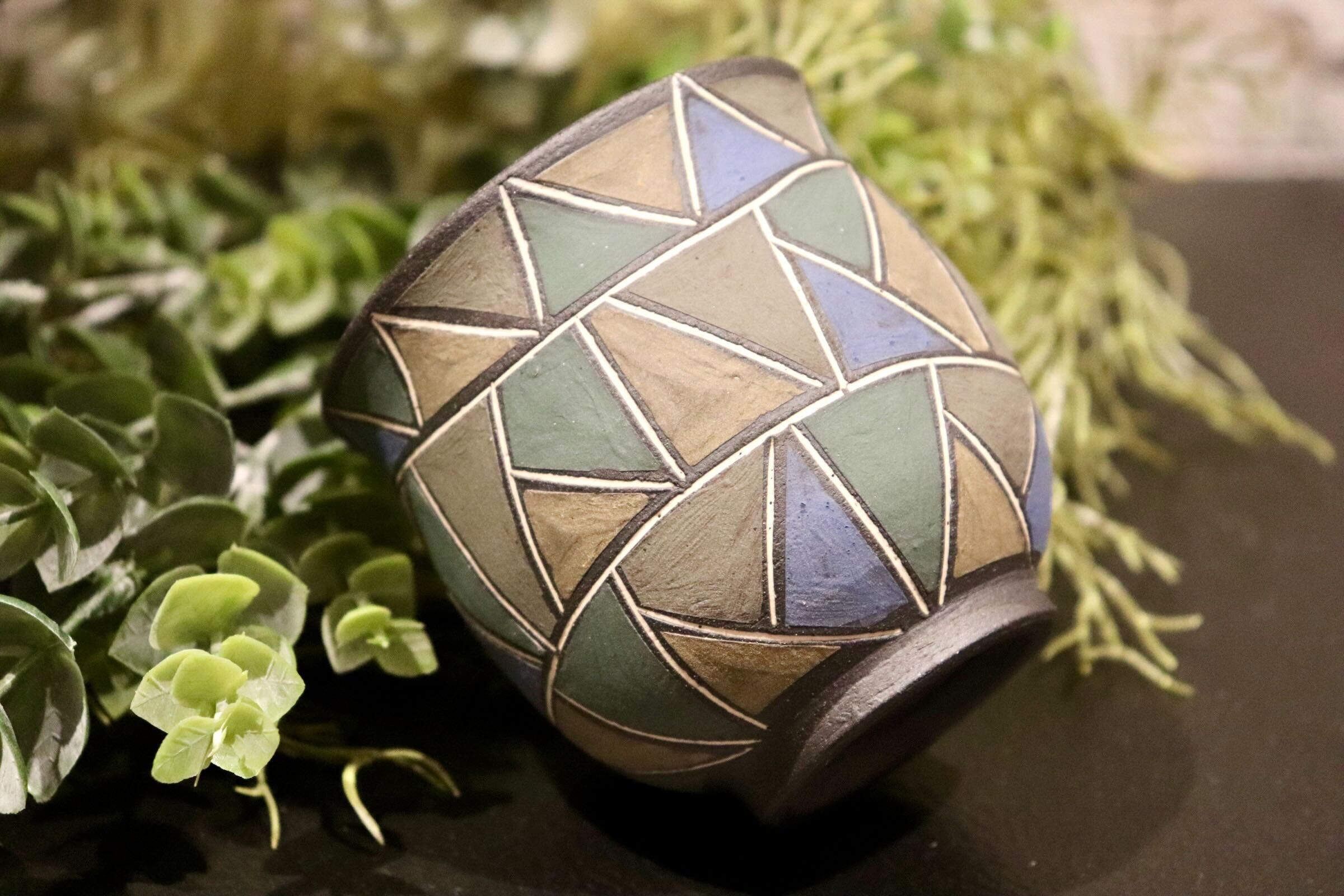 GMIO195-A◯市野悟窯 丹波焼 色彩湯呑み 陶器 湯呑 市野哲次 伝統工芸 丹波篠山 未使用