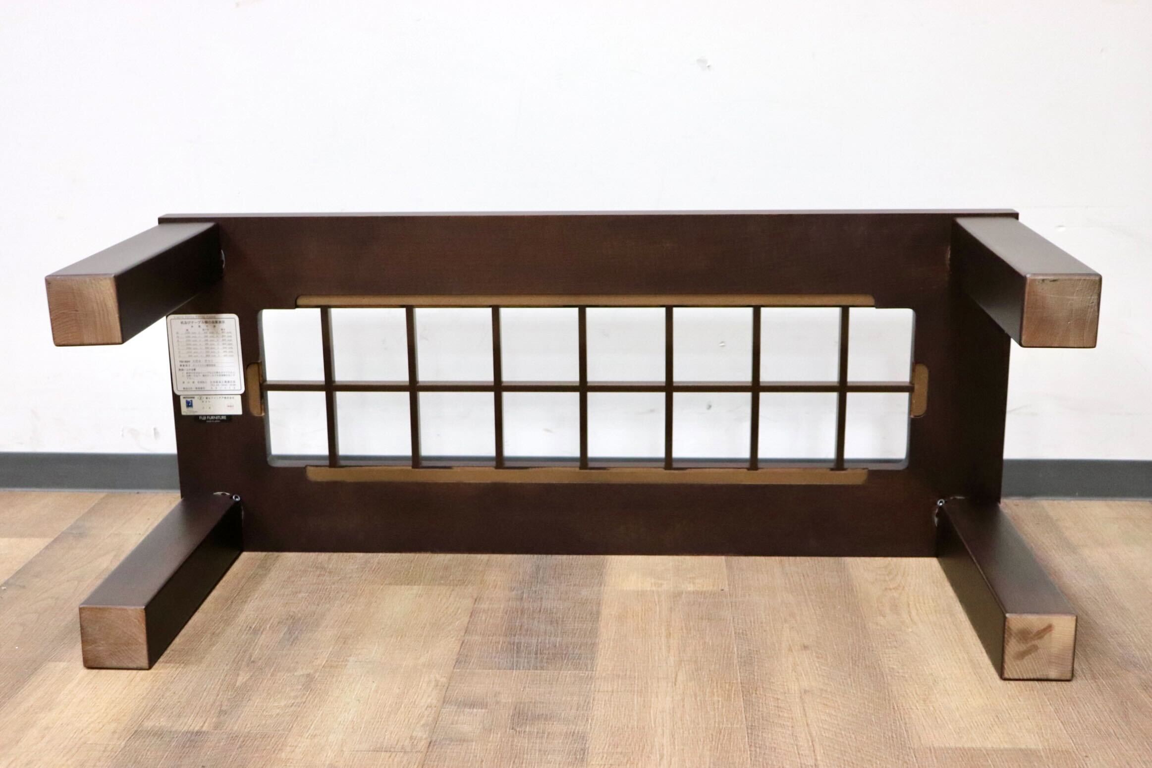 GMGS196○FUJI FURNITURE / 冨士ファニチア センターテーブル リビングテーブル ローテーブル ガラス 応接 天然木 モダン 国産家具