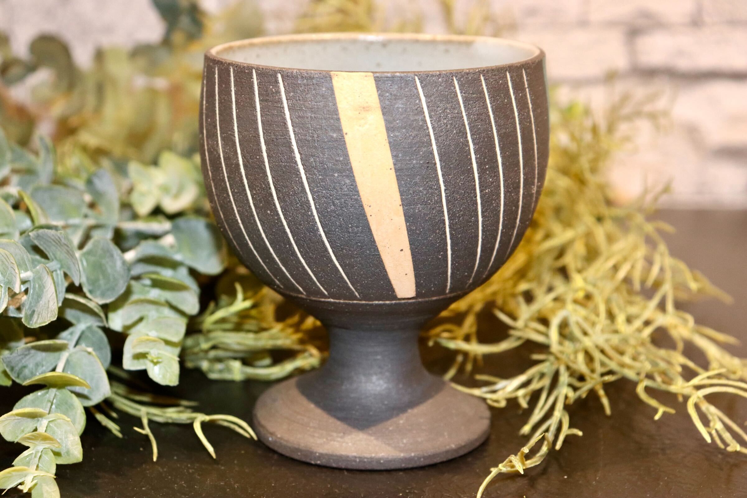 GMIO216-A◯市野悟窯 丹波焼 ワインカップ 陶器 酒器 市野哲次 伝統工芸 丹波篠山 未使用