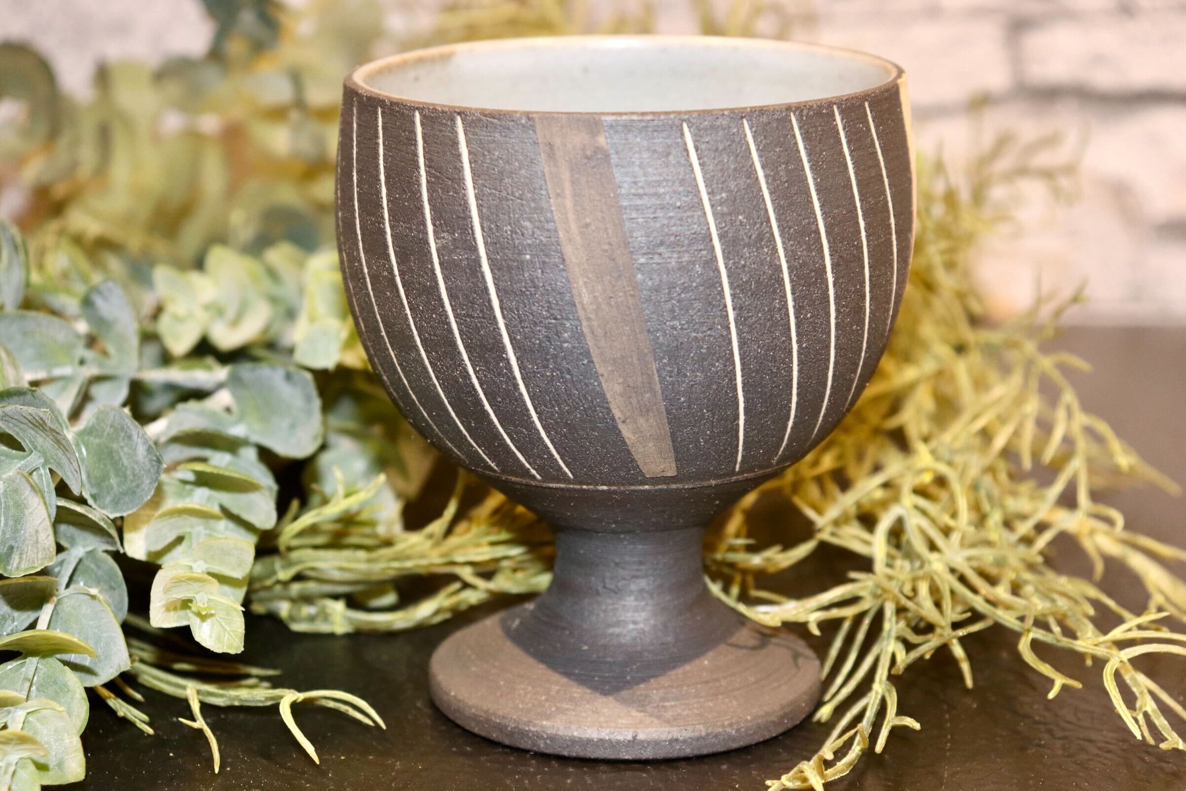 GMIO216-A◯市野悟窯 丹波焼 ワインカップ 陶器 酒器 市野哲次 伝統工芸 丹波篠山 未使用