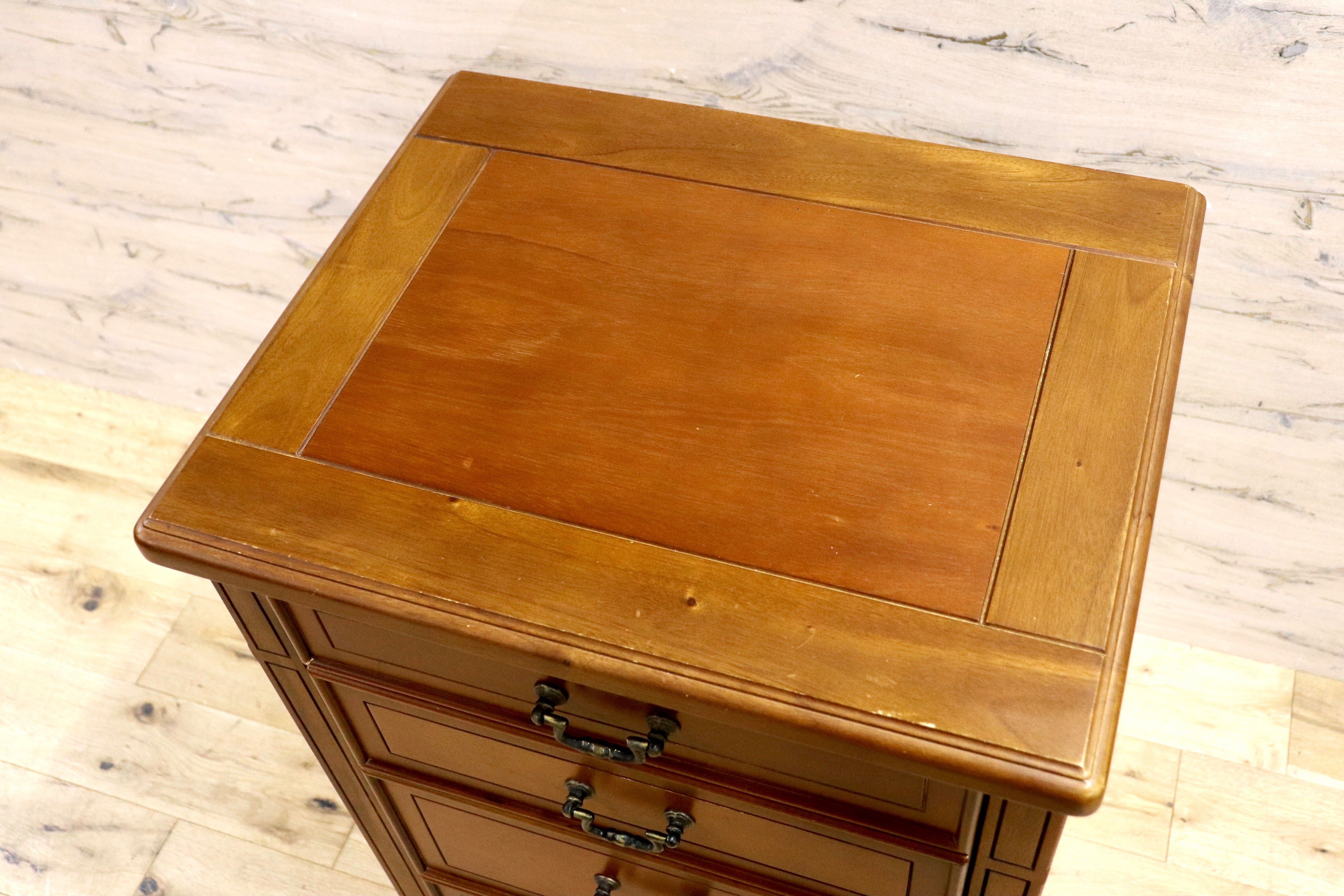 GMIH297○曙工芸 サポーレ 5段チェスト 2315 サイドチェスト 引き出し 収納 チェスト アンティーク調 クラシック インテリア