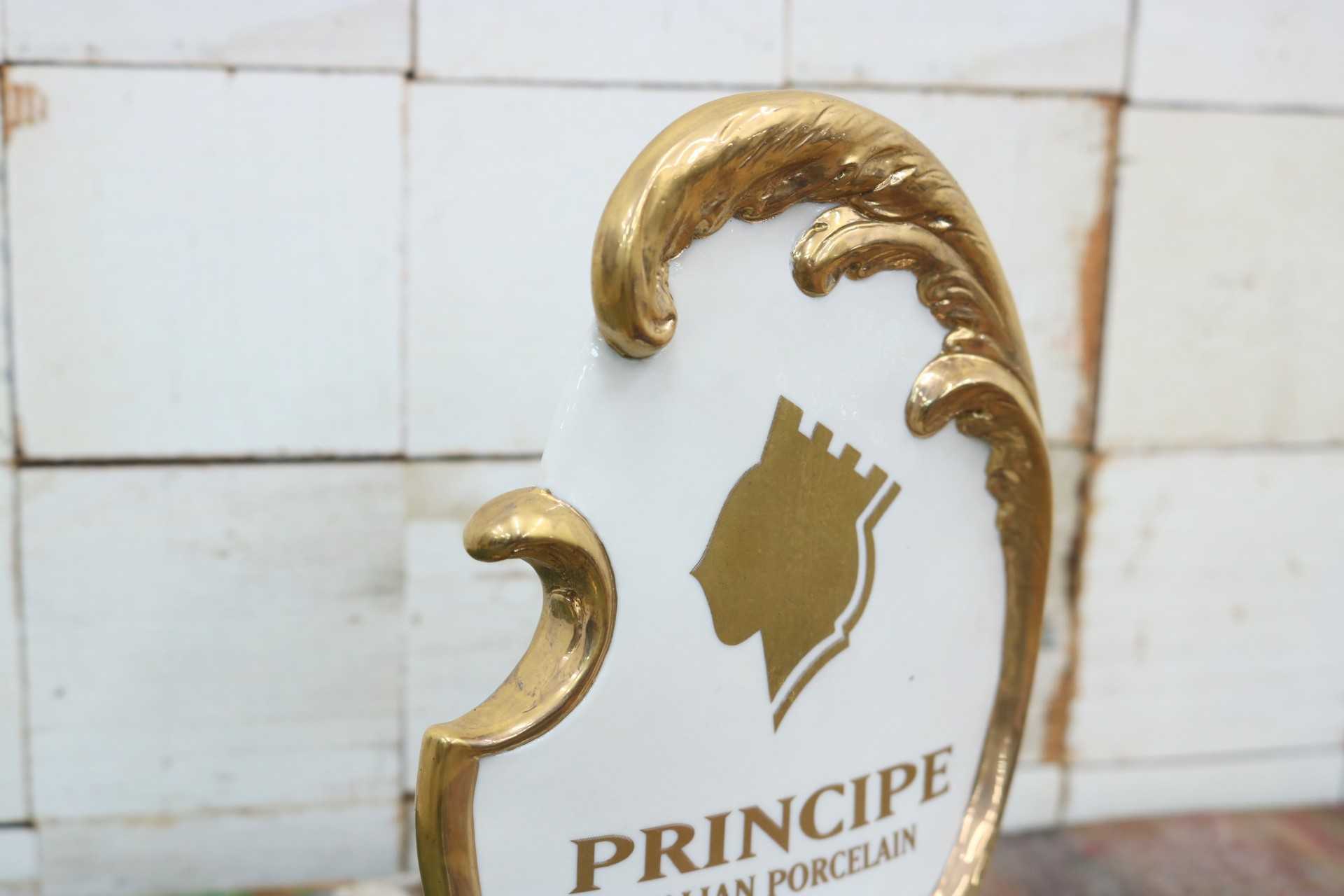 GMIK256◯Porcellane Principe / ポルセラン プリンシペ オブジェ 置物 ディスプレイ 陶器 インテリア小物 イタリア 希少 展示品