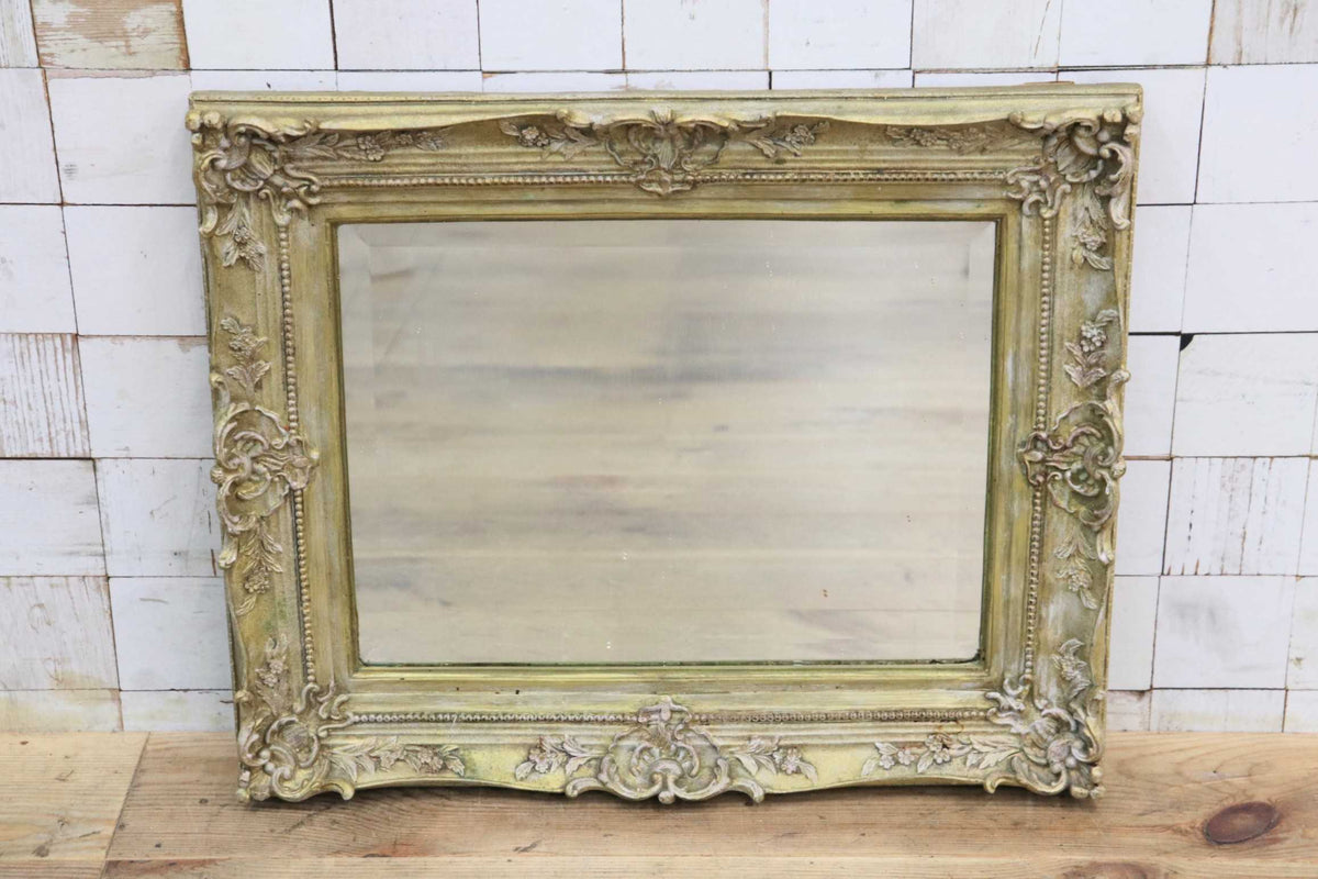 GMJO135B◯アンティーク調 ウォールミラー 壁掛けミラー 壁掛け鏡 鏡 ミラー シャビーシック インテリア 店舗什器 ロココ調 ヨーロピアン