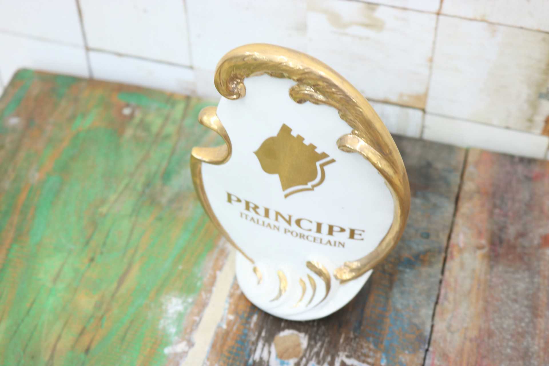 GMIK256◯Porcellane Principe / ポルセラン プリンシペ オブジェ 置物 ディスプレイ 陶器 インテリア小物 イタリア 希少 展示品