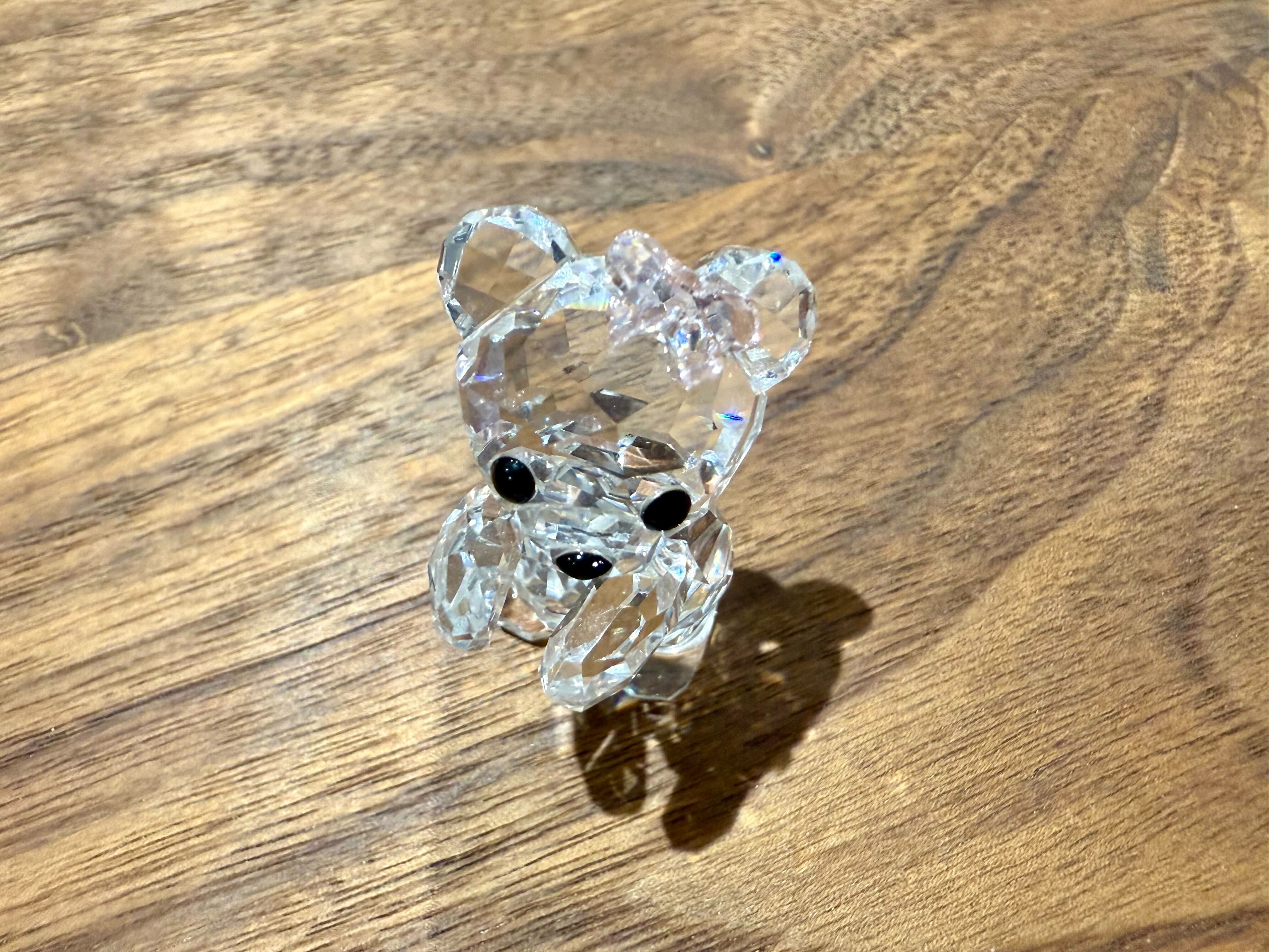 GMIO57◯SWAROVSKI / スワロフスキー krisベア A Lovely Surprise 素敵なサプライズ カップル 置物 クリスタル