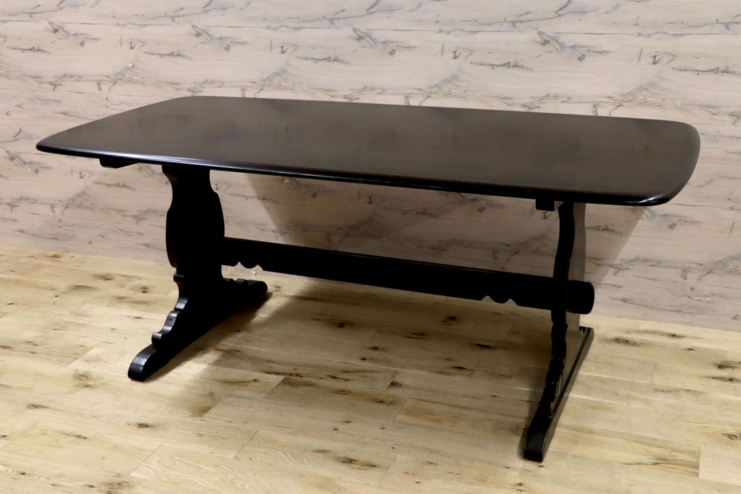 GMHS555○ERCOL / アーコール ダイニングテーブル 食卓テーブル 作業台 アンティーク 英国 イギリスヴィンテージ