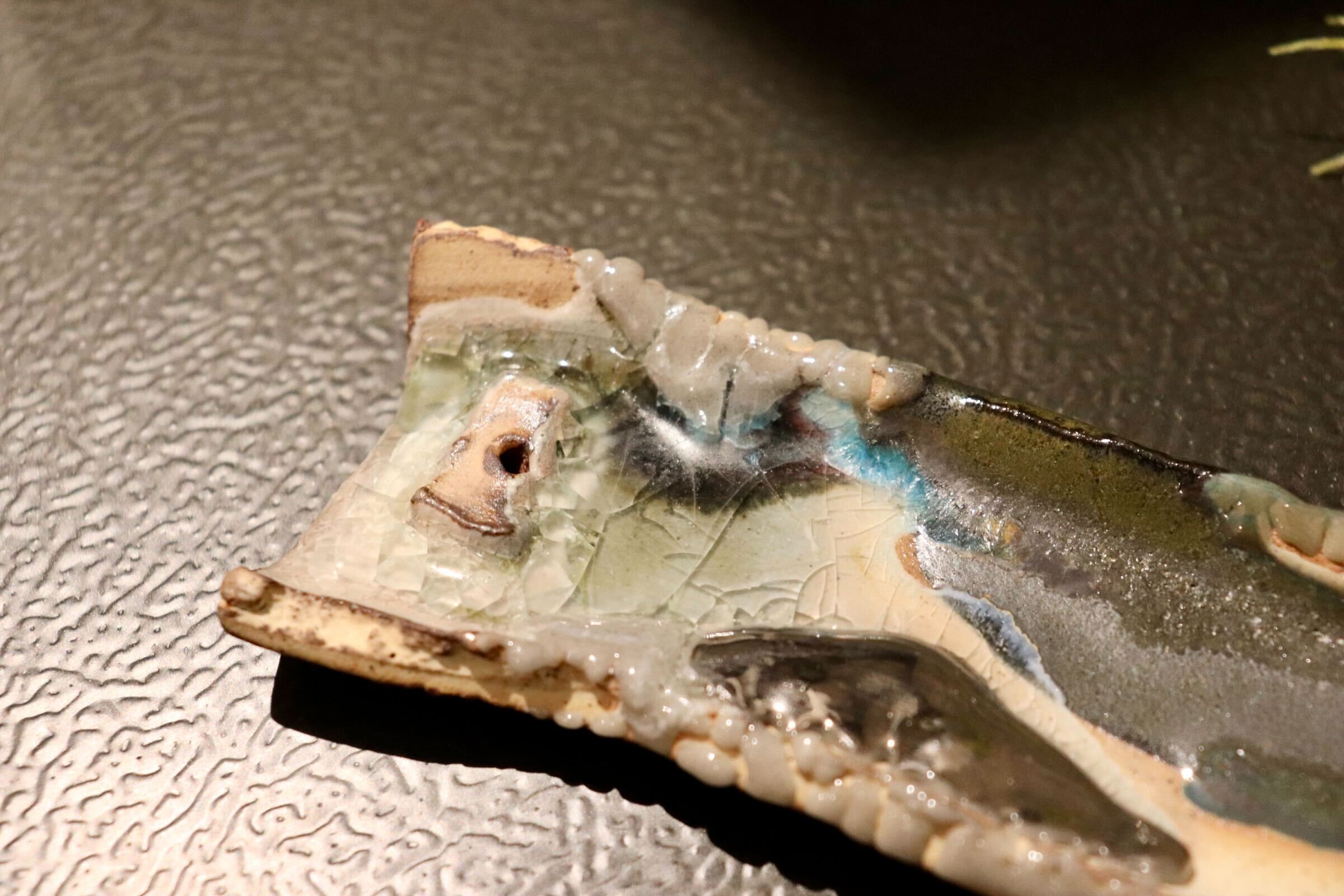 GMIO222M◯丹文窯 丹波焼 インセンスホルダー インテリア 置物 伝統工芸 丹波篠山 未使用