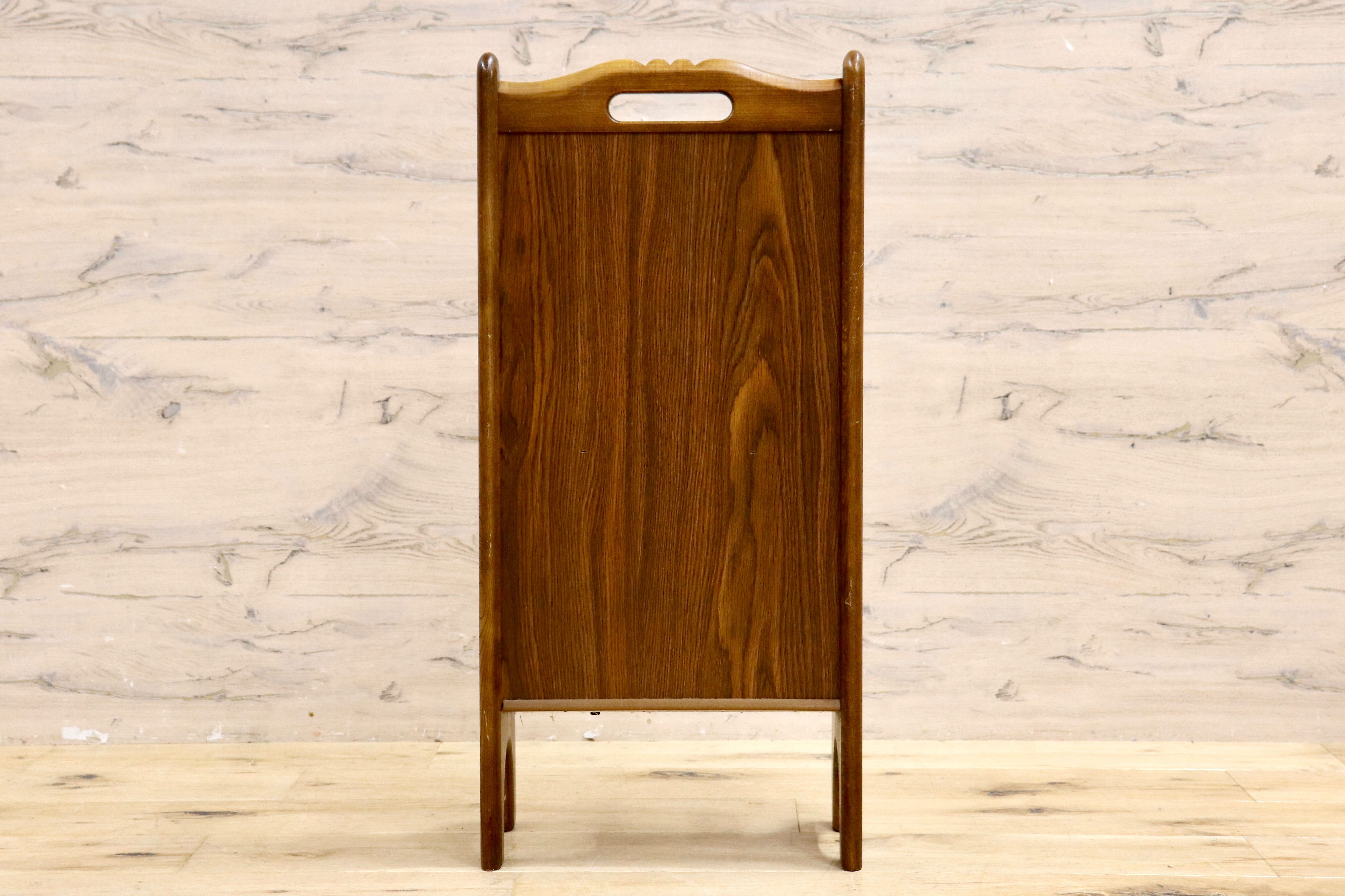 GMIH306○カリモク / karimoku マガジンラック コロニアル スリッパラック 2段 木製 ラタン 雑誌 本 収納